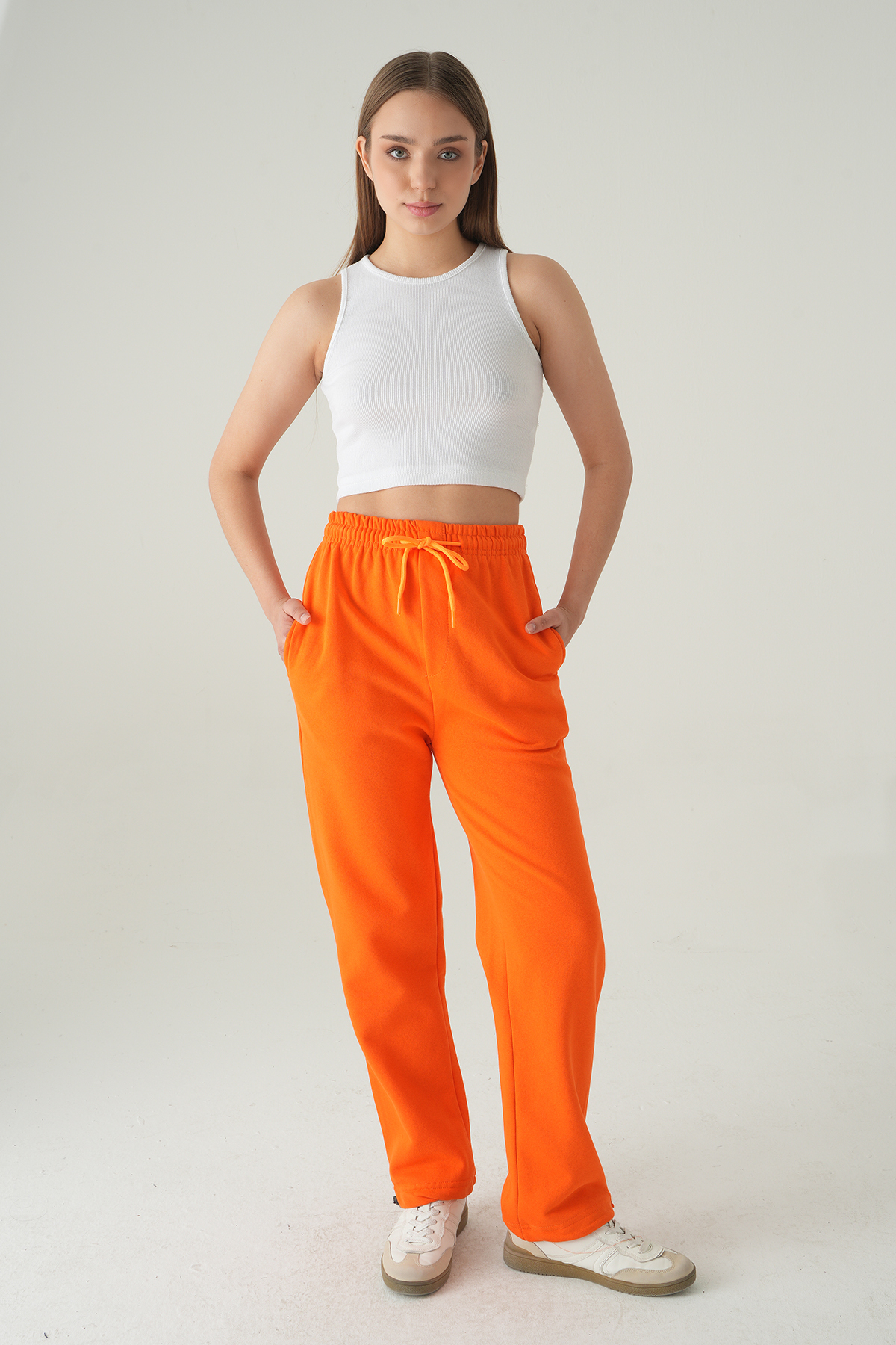 1600 Bel Bağcıklı Eşofman Orange - RAYS