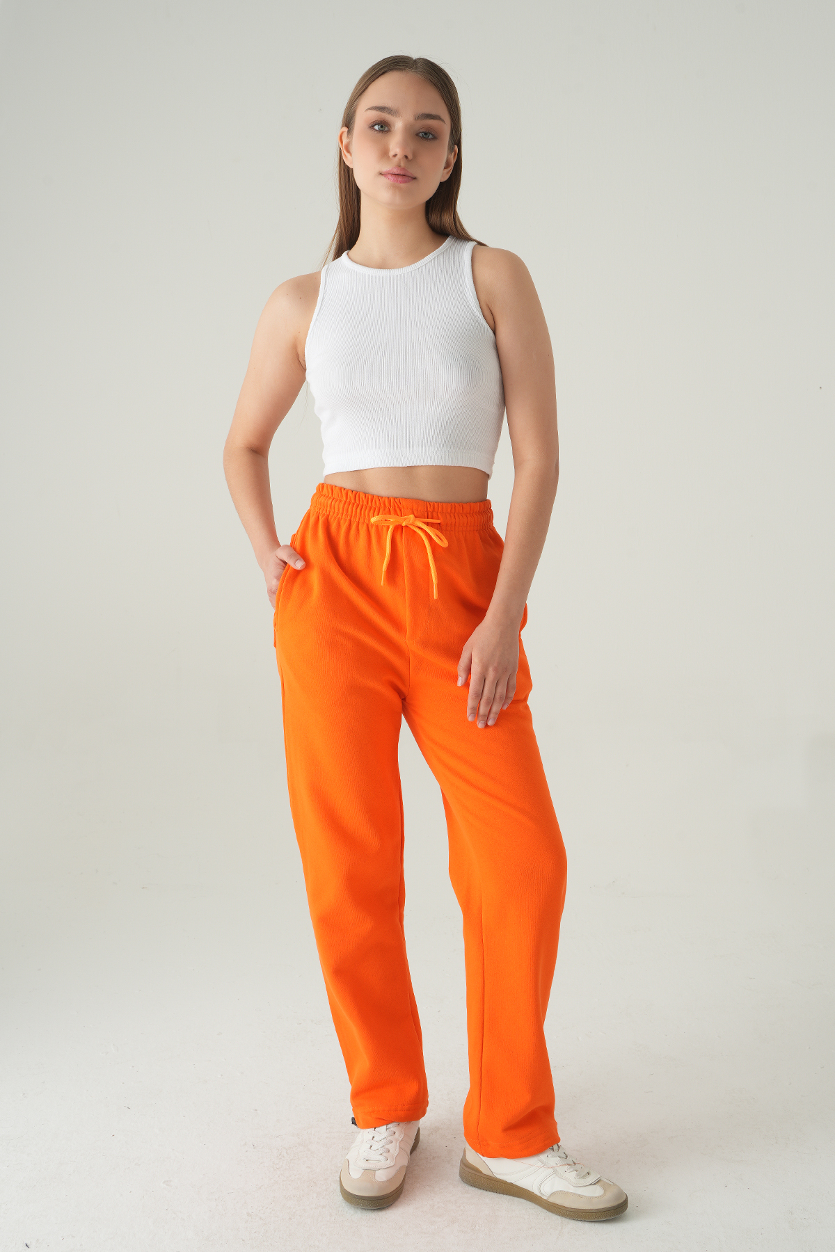 Bel Bağcıklı Eşofman 1600 Orange - 6