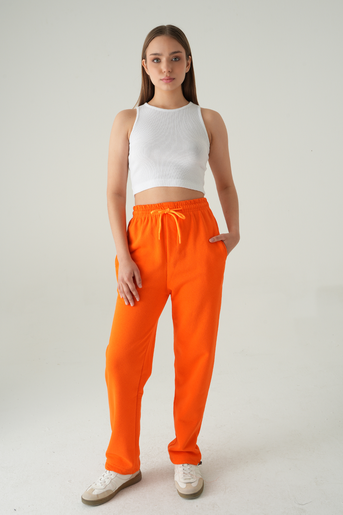 Bel Bağcıklı Eşofman 1600 Orange - 7