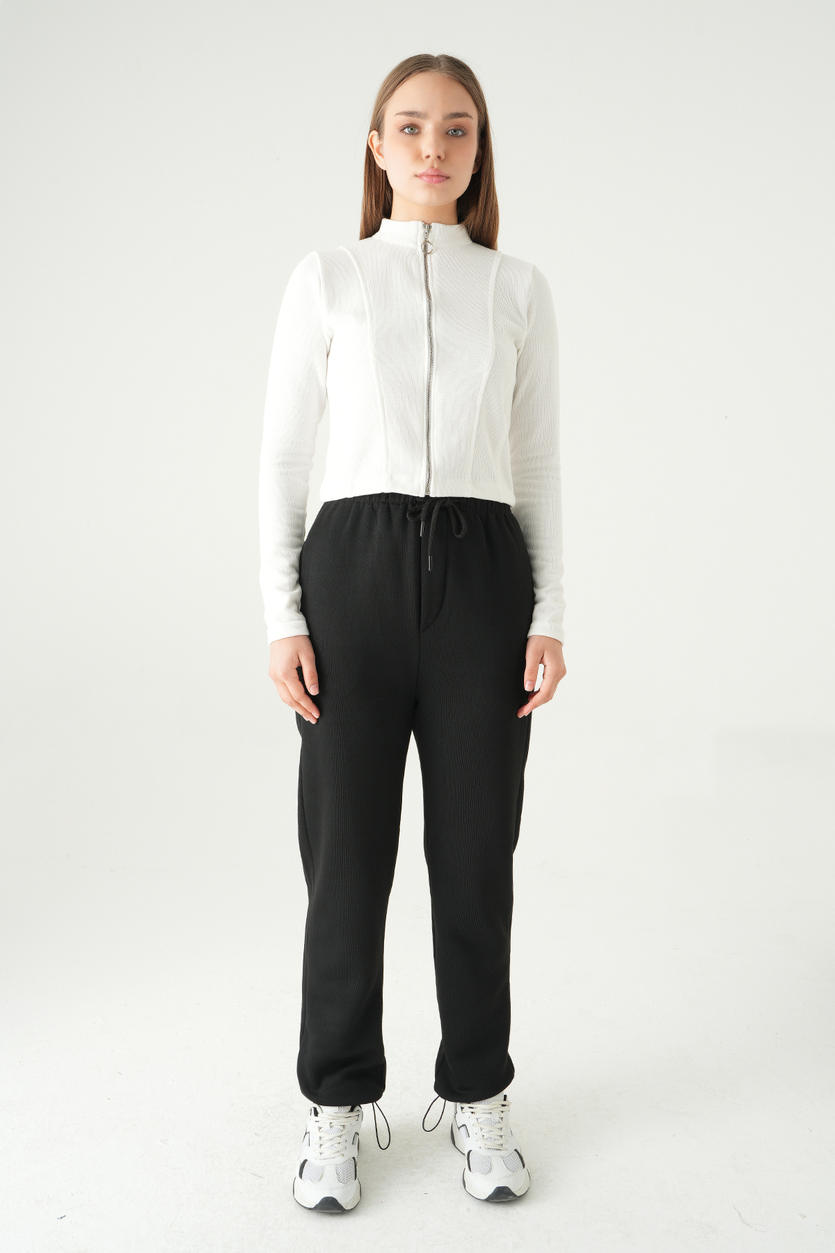 1600 Bel Bağcıklı Eşofman Siyah - RAYS (1)