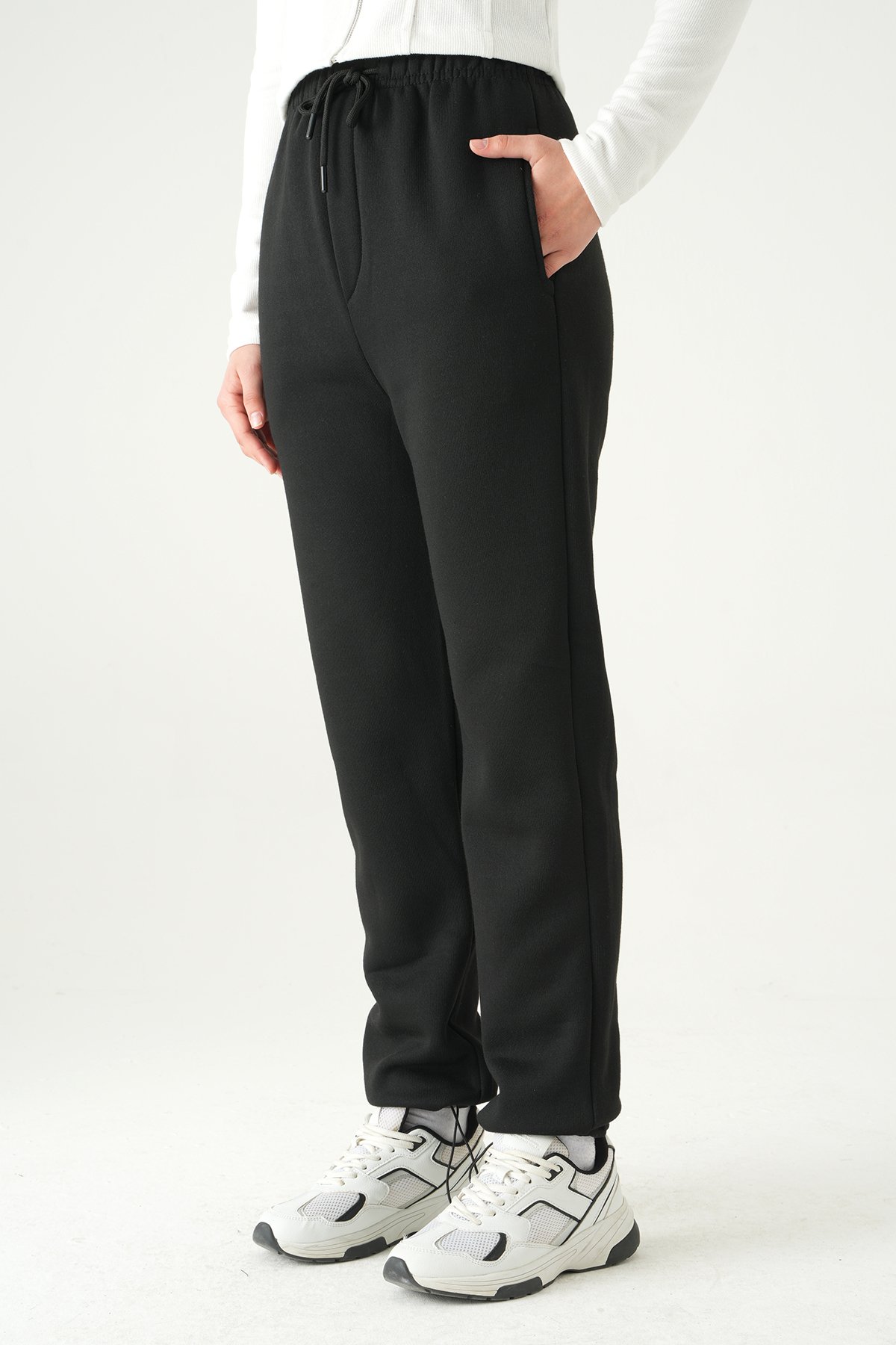 Siyah Bel Bağcıklı Eşofman 1600 - RAYS