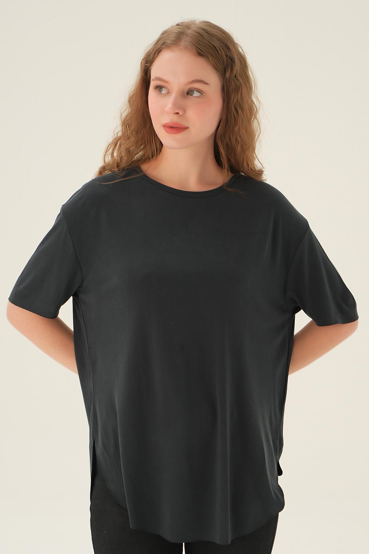 1695 Oysho Tişört Füme - 2