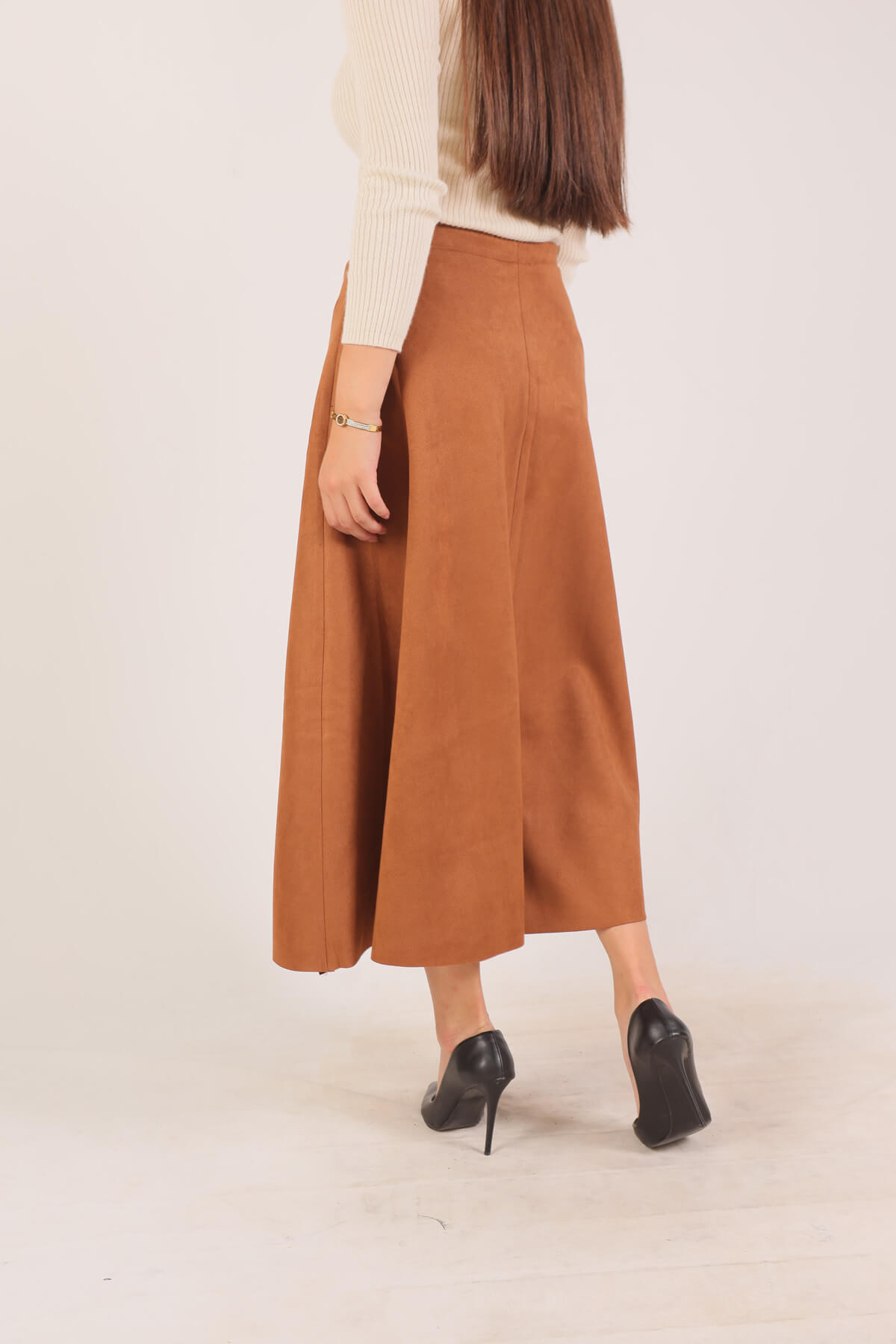 Taba Süet Mevlana Etek 1695A - 2