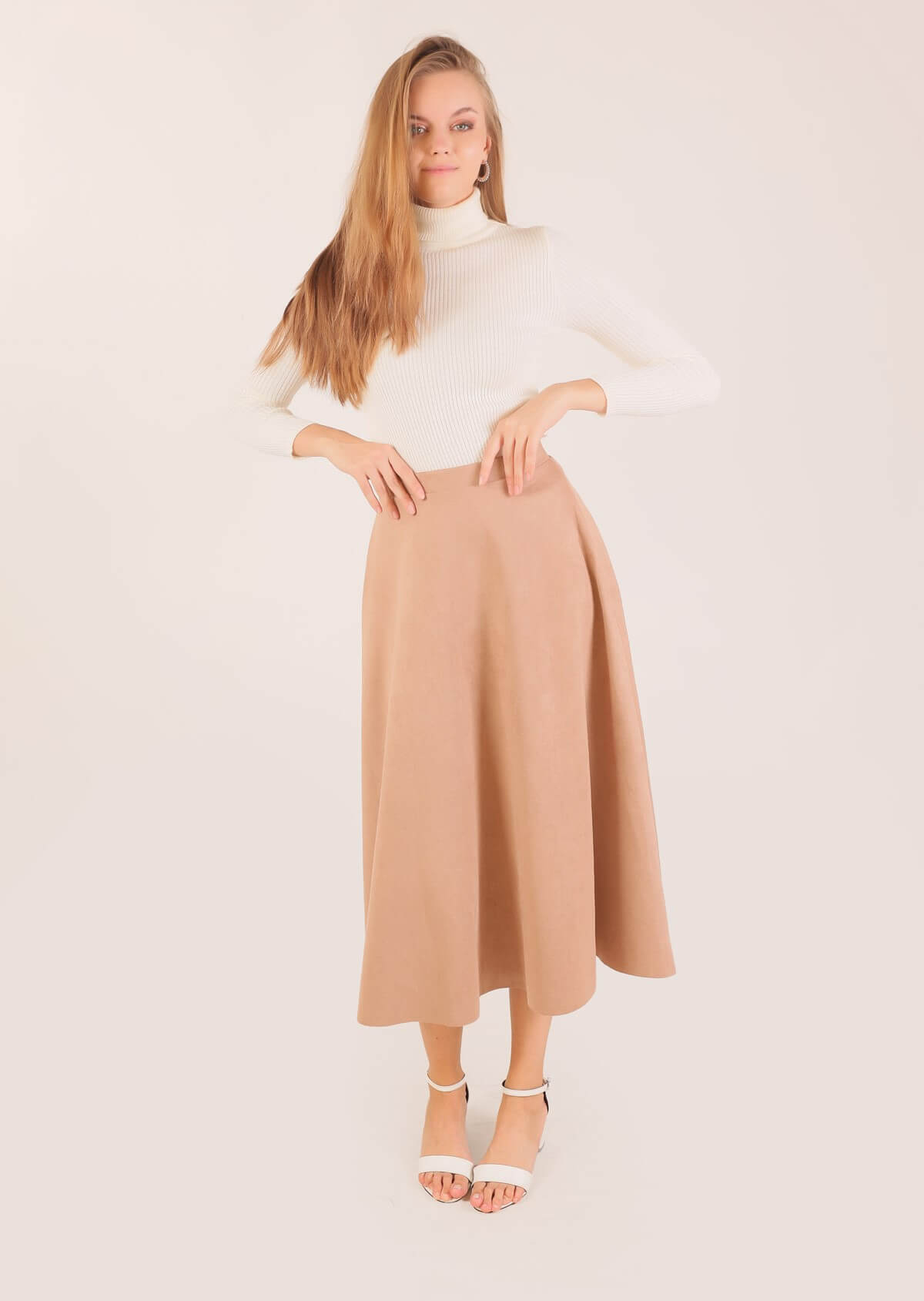 Vizon Süet Mevlana Etek 1695A - 2