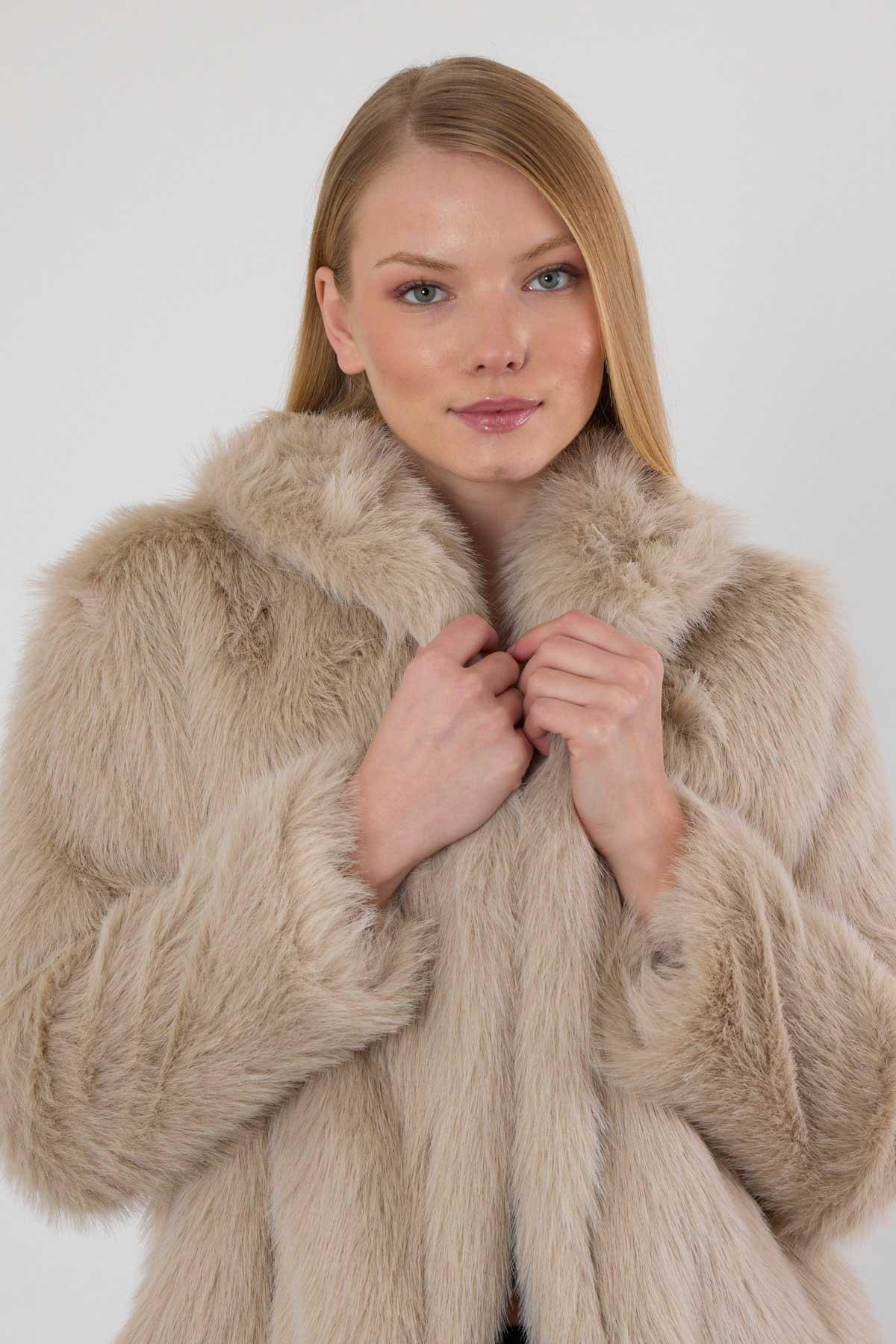 Bej Peluş Kürk 1773 - 4