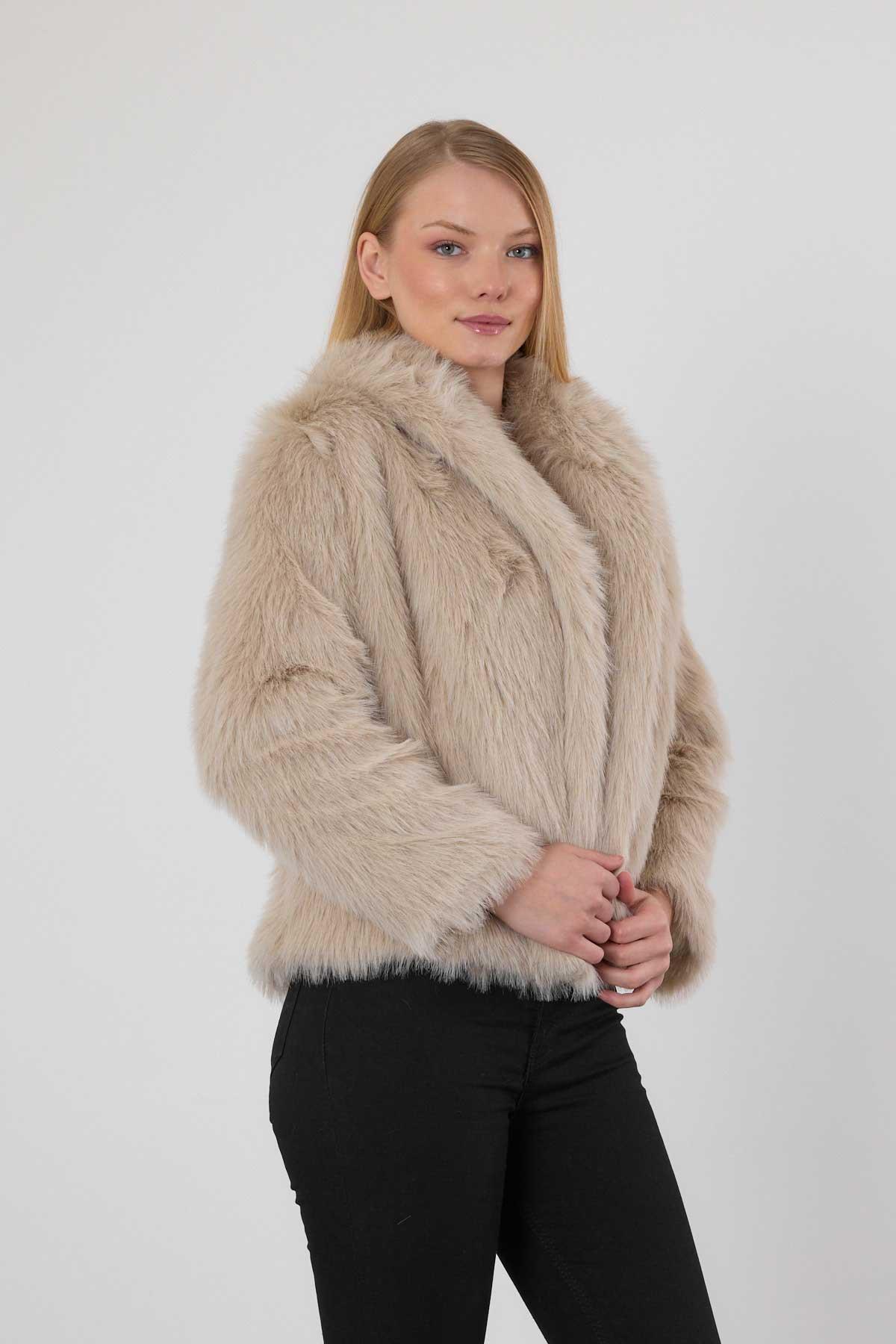 Bej Peluş Kürk 1773 - 8