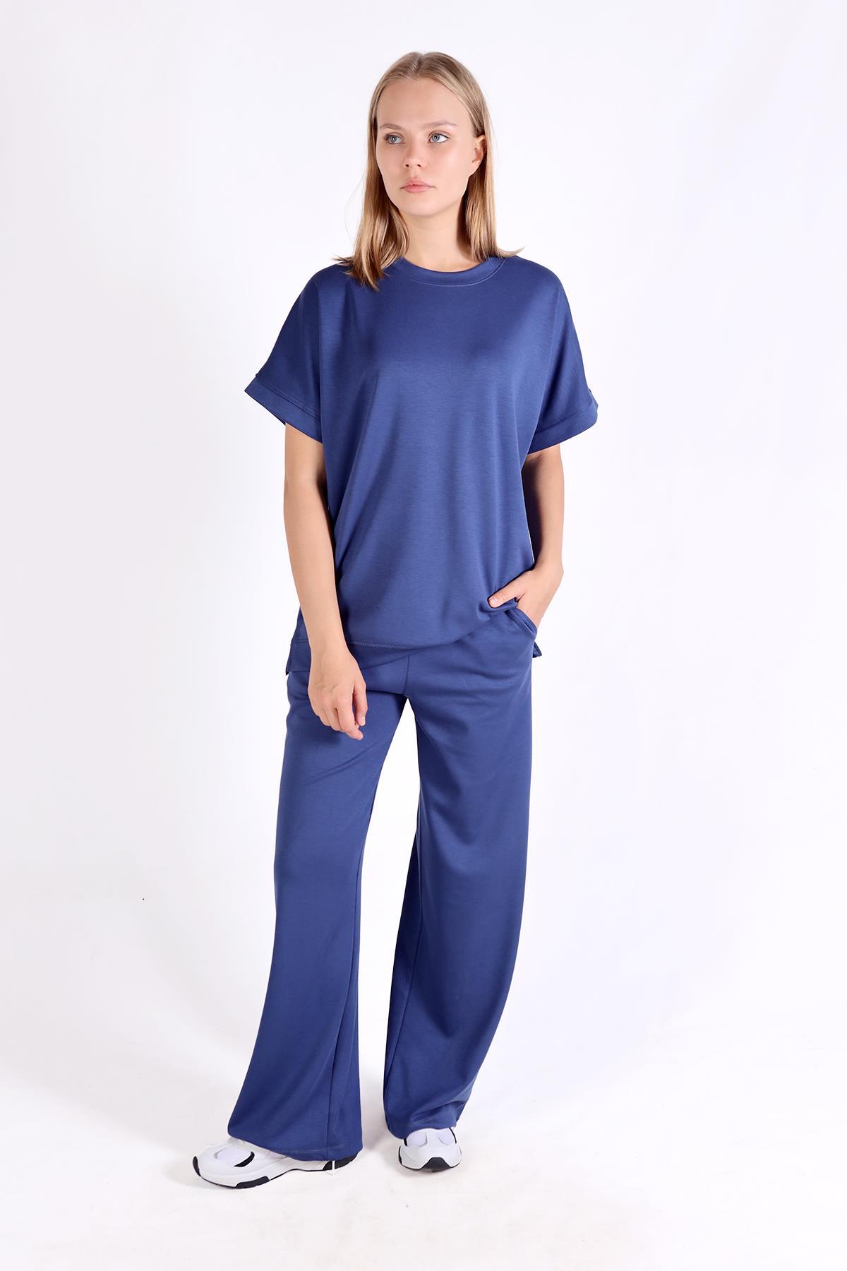 İndigo Kısa Kol Takım 18629 - 1