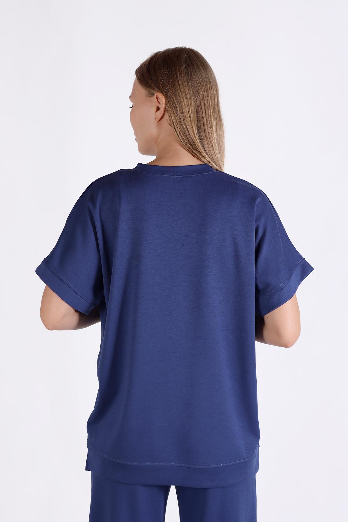 İndigo Kısa Kol Takım 18629 - 5