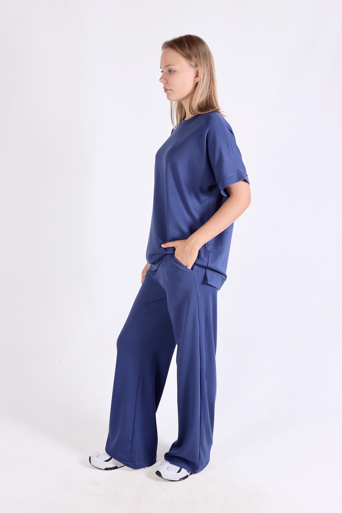 İndigo Kısa Kol Takım 18629 - 7