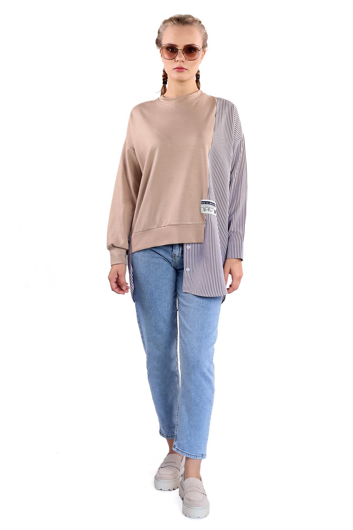 Vizon İki Renk Tunik 18638 