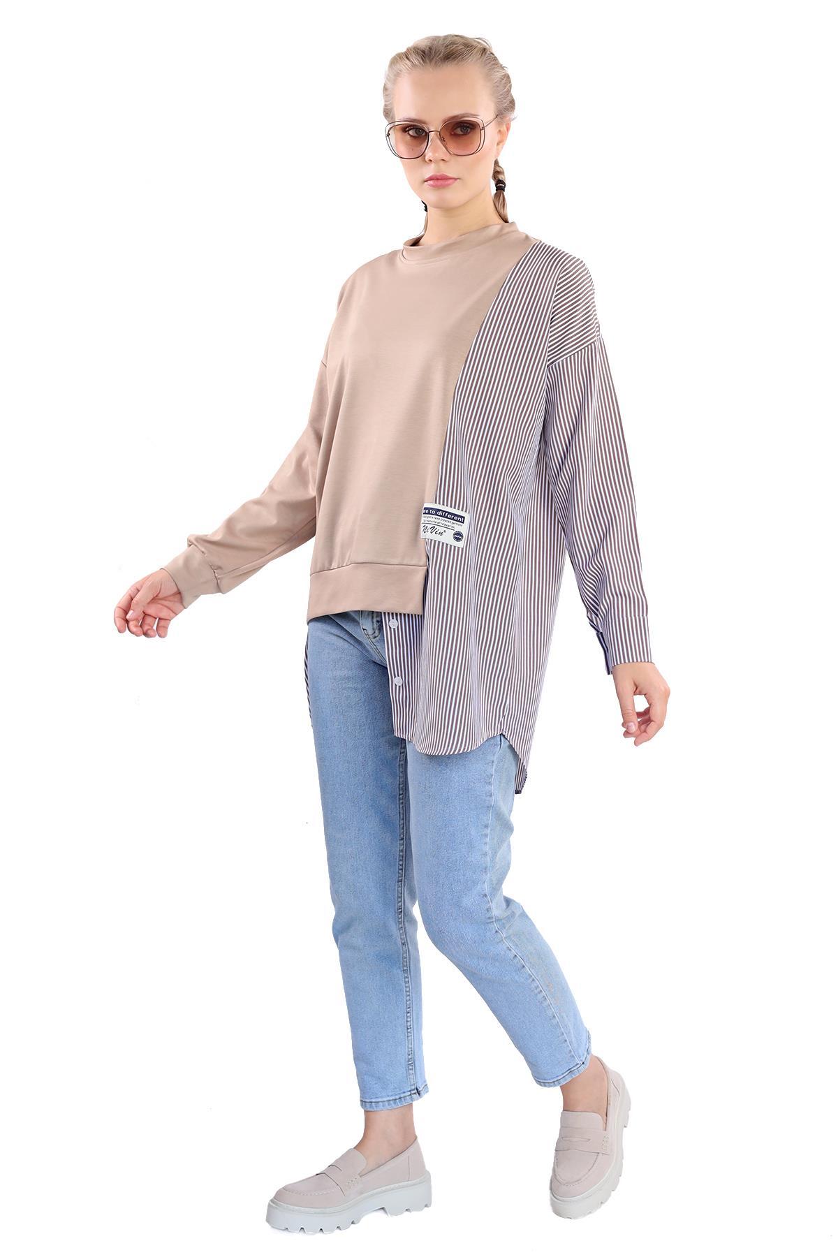 Vizon İki Renk Tunik 18638 - 2