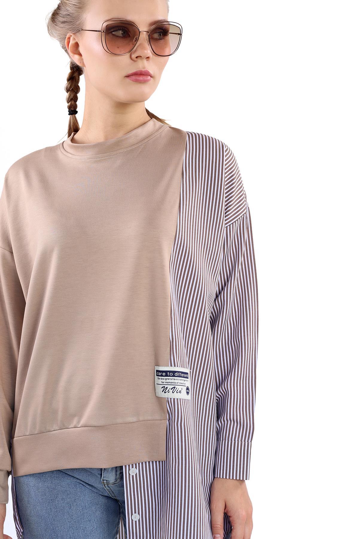 Vizon İki Renk Tunik 18638 - 4