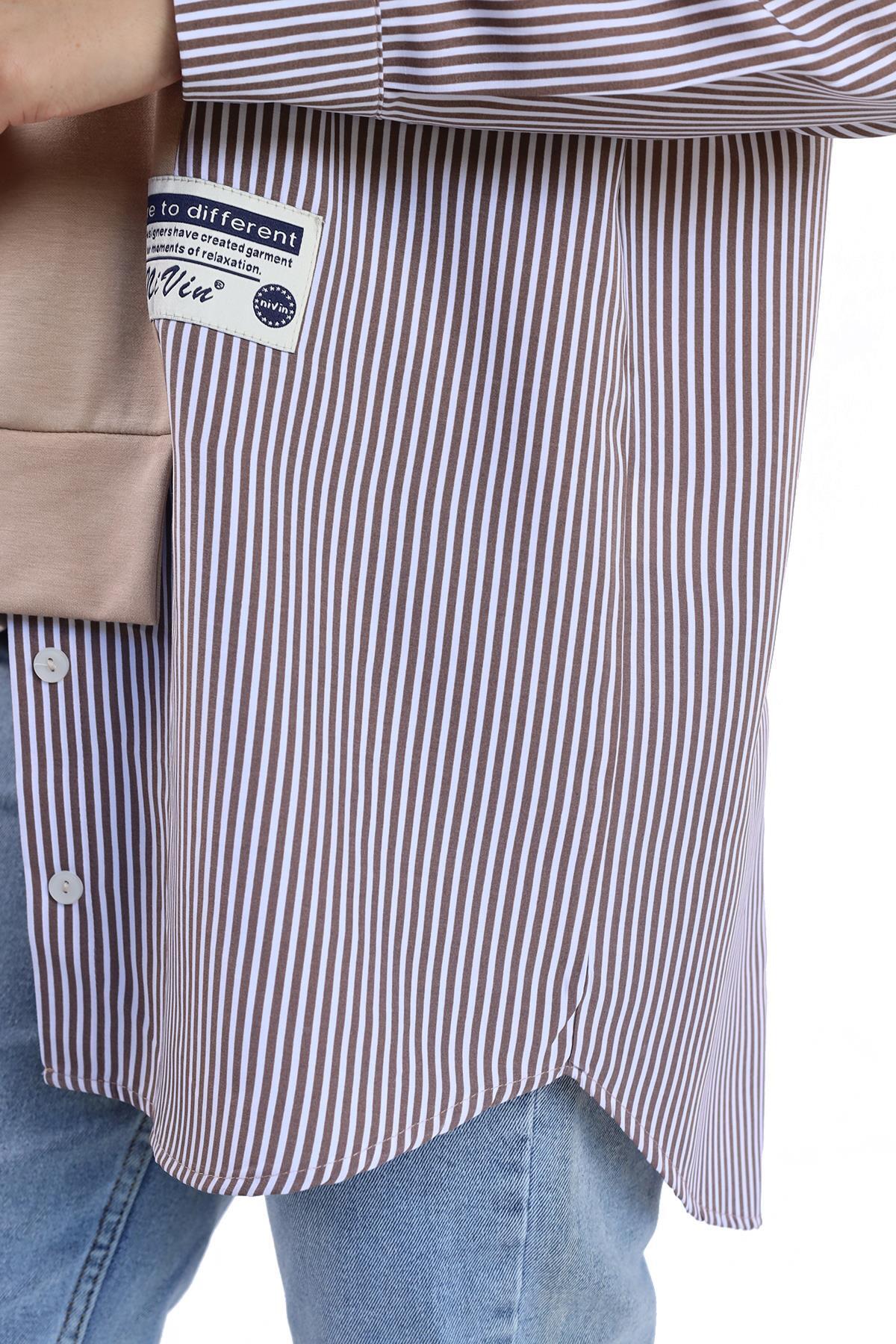 Vizon İki Renk Tunik 18638 - 7