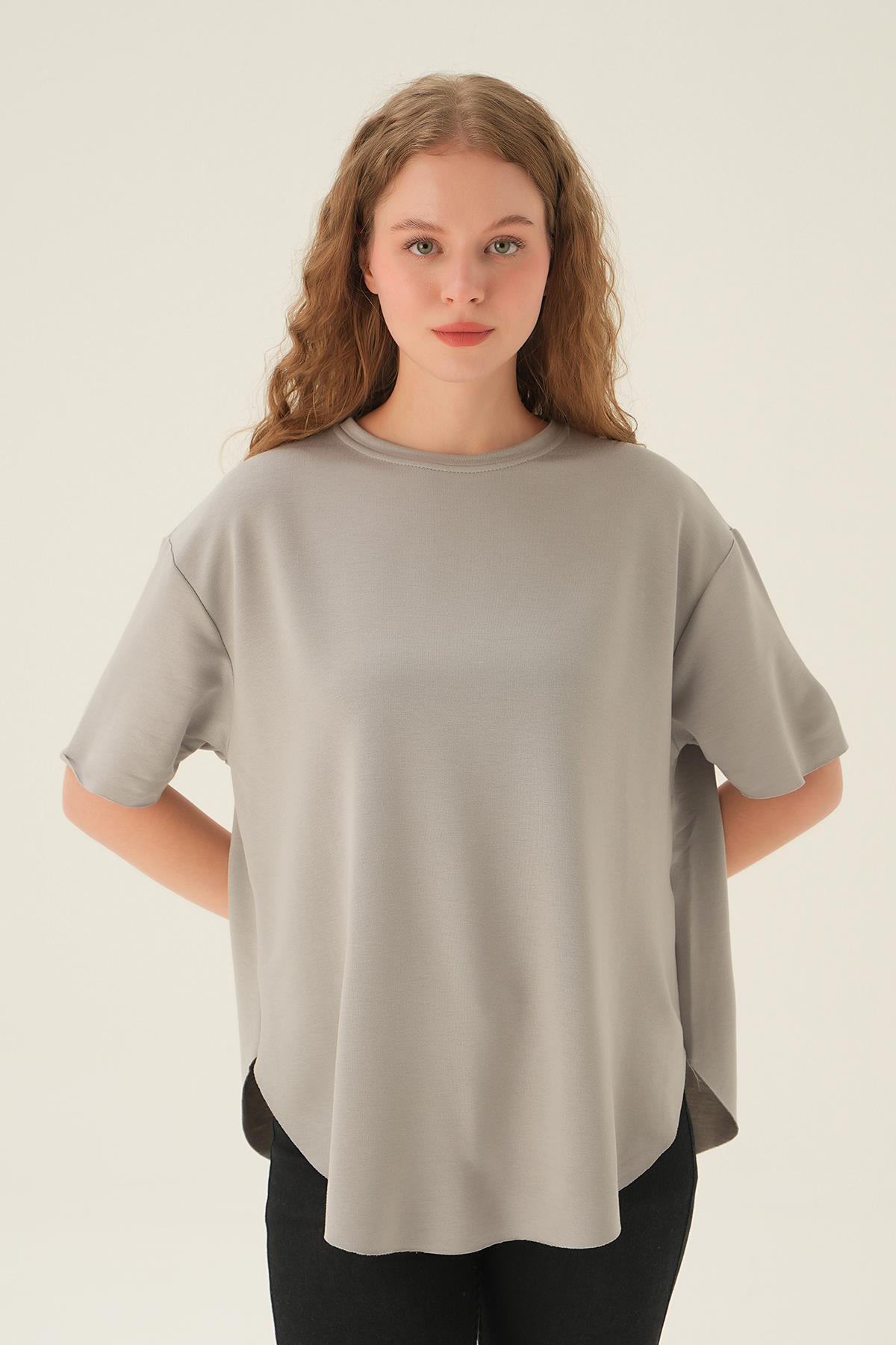 1868 Salaş Tişört Gri 