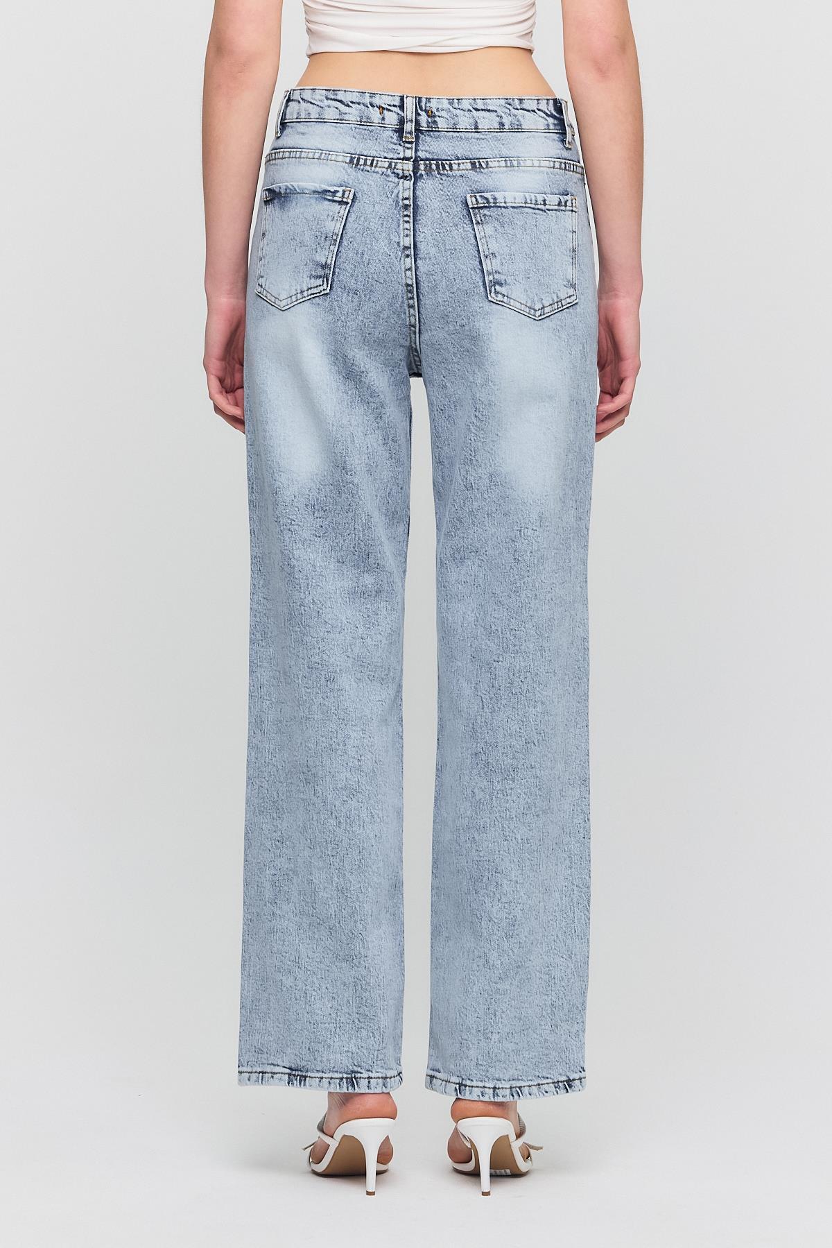 1982 Tırnaklı Bol Paça Jean Buzkar - 5