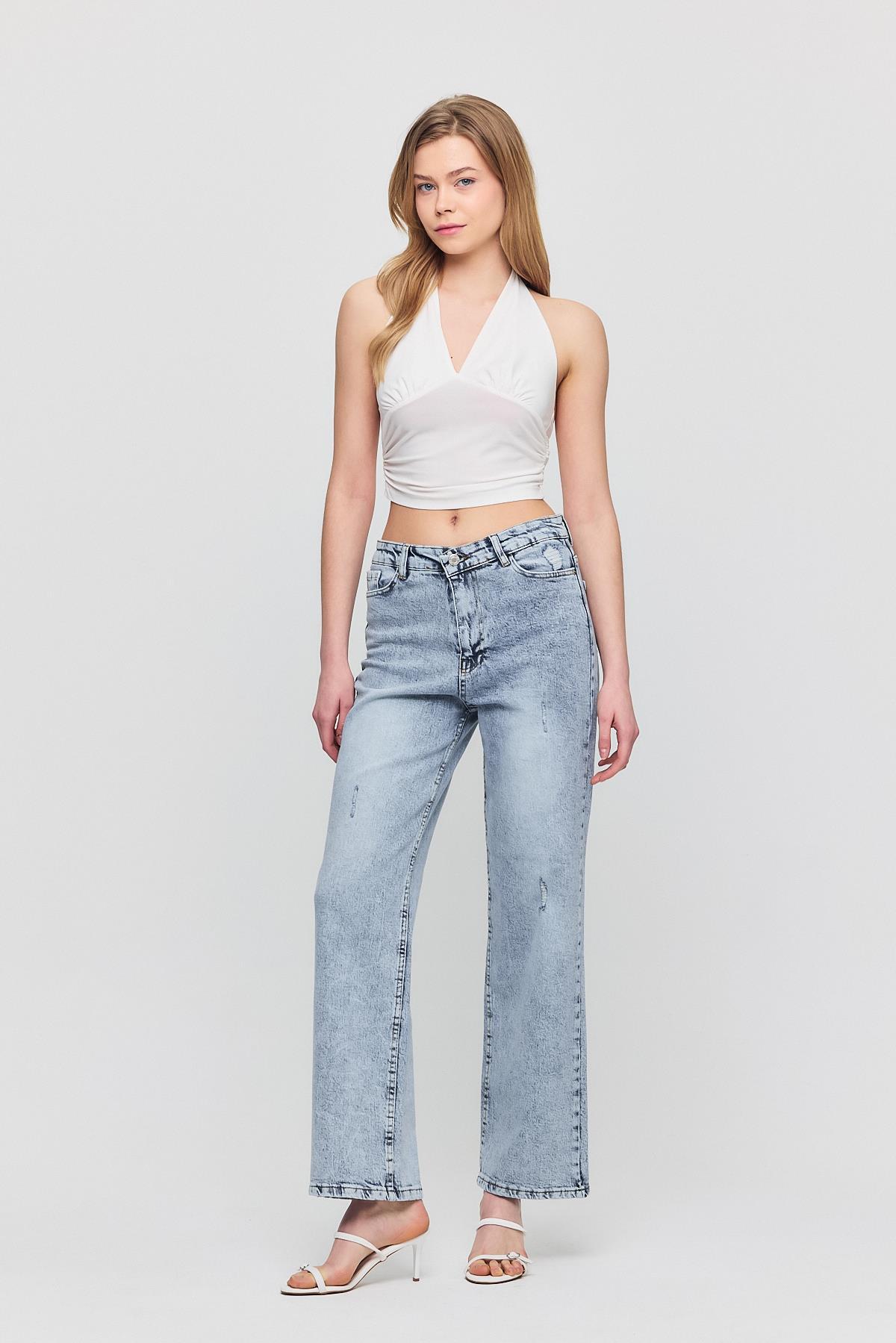 1982 Tırnaklı Bol Paça Jean Buzkar - 1