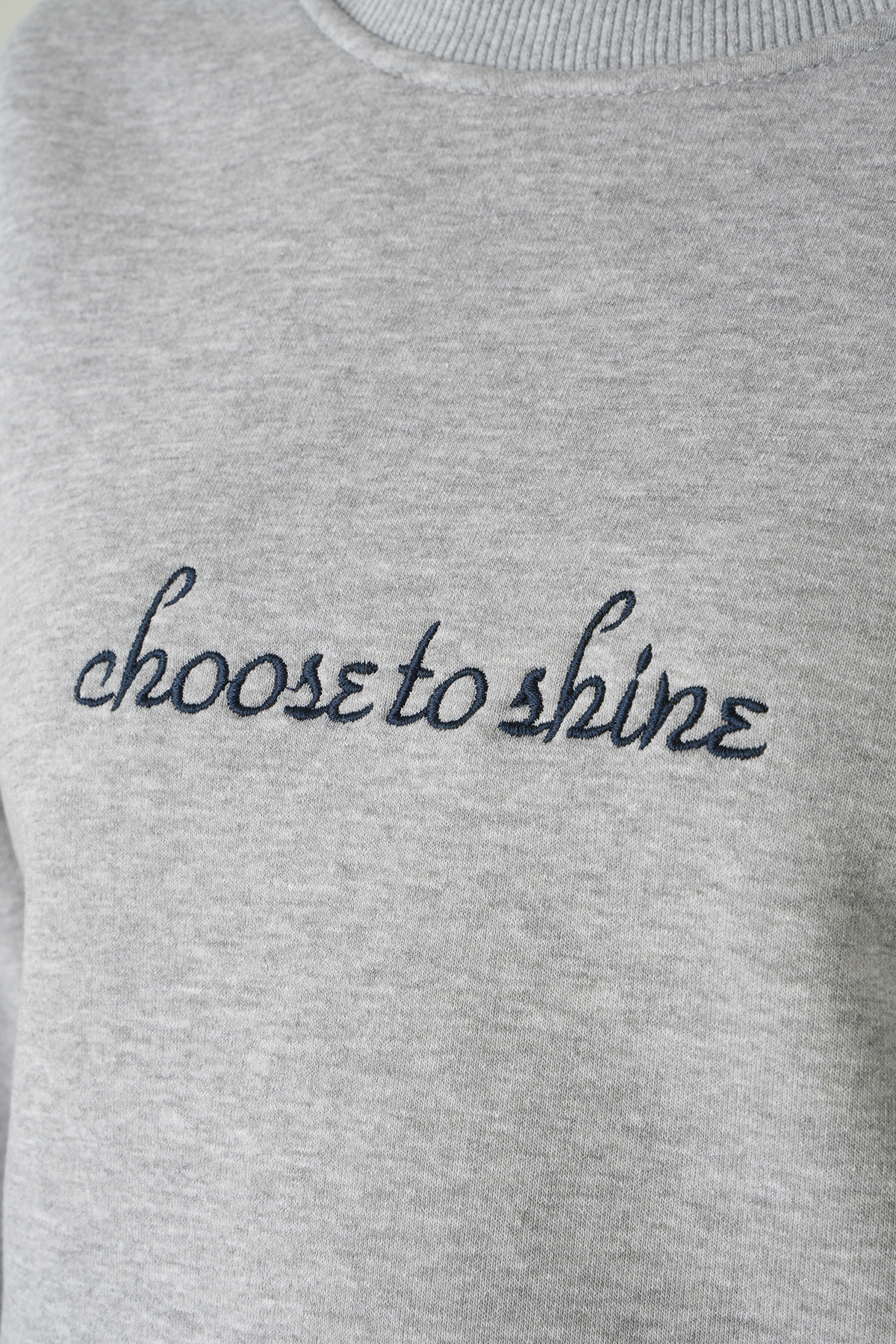 1984 Bisiklet Yaka Sweat Gri - 4