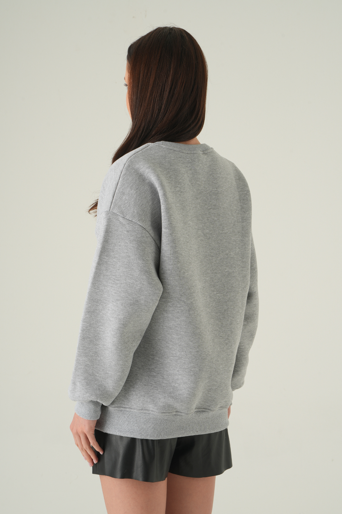 Gri Bisiklet Yaka Sweat 1984 - 5