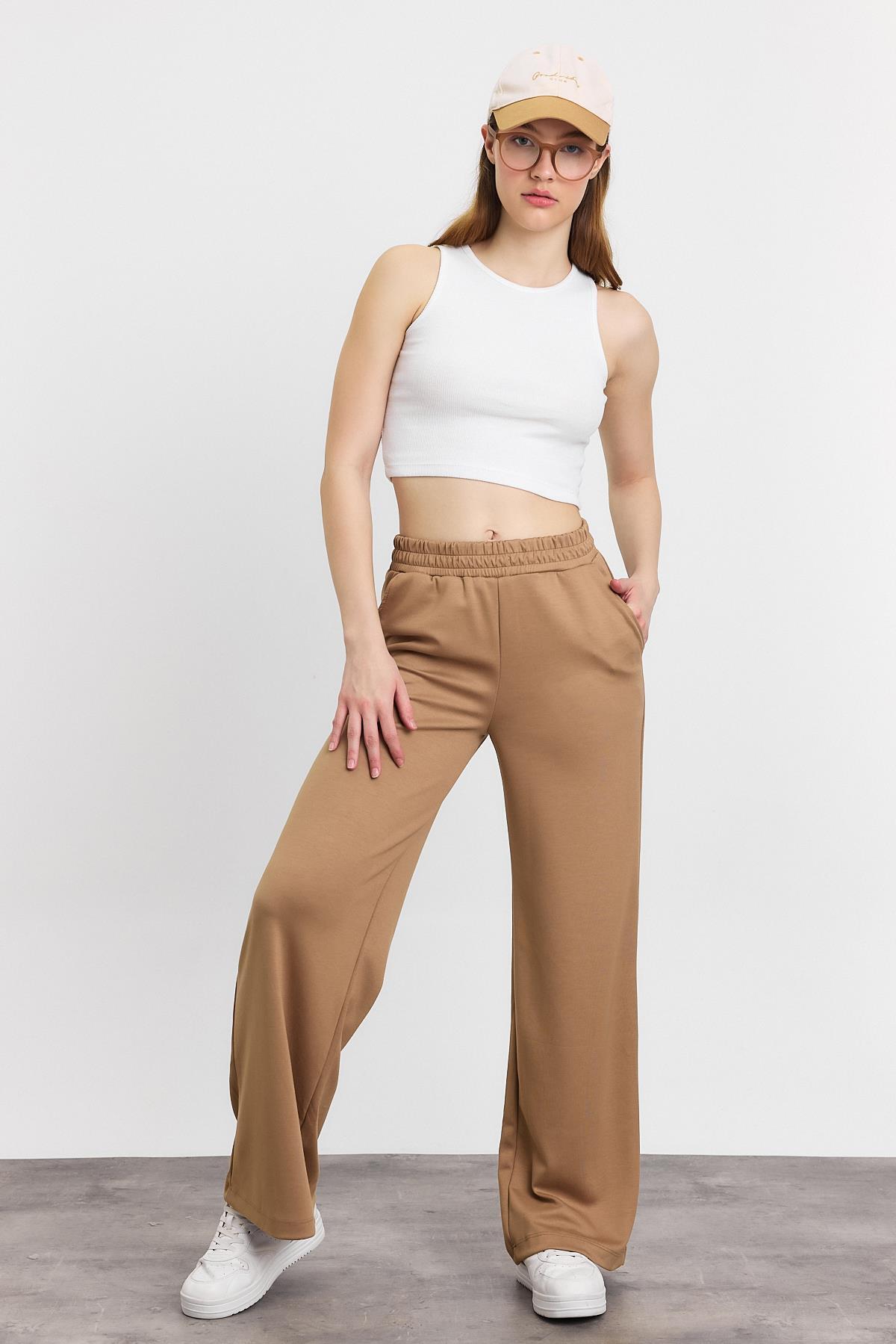 Camel Bel Lastik Geniş Paça Oysho Eşofman 2001 - 6