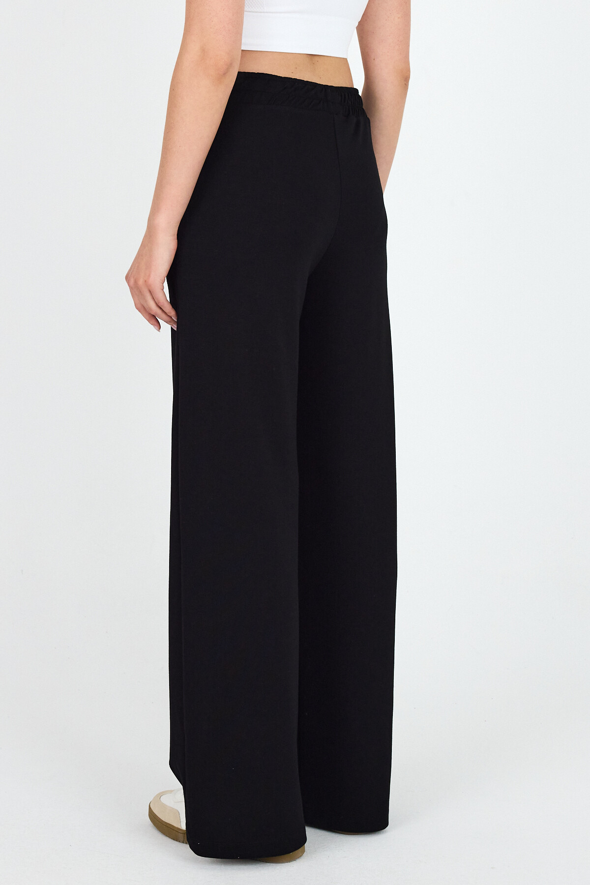 Siyah Bel Lastik Geniş Paça Eşofman 2001 - 5