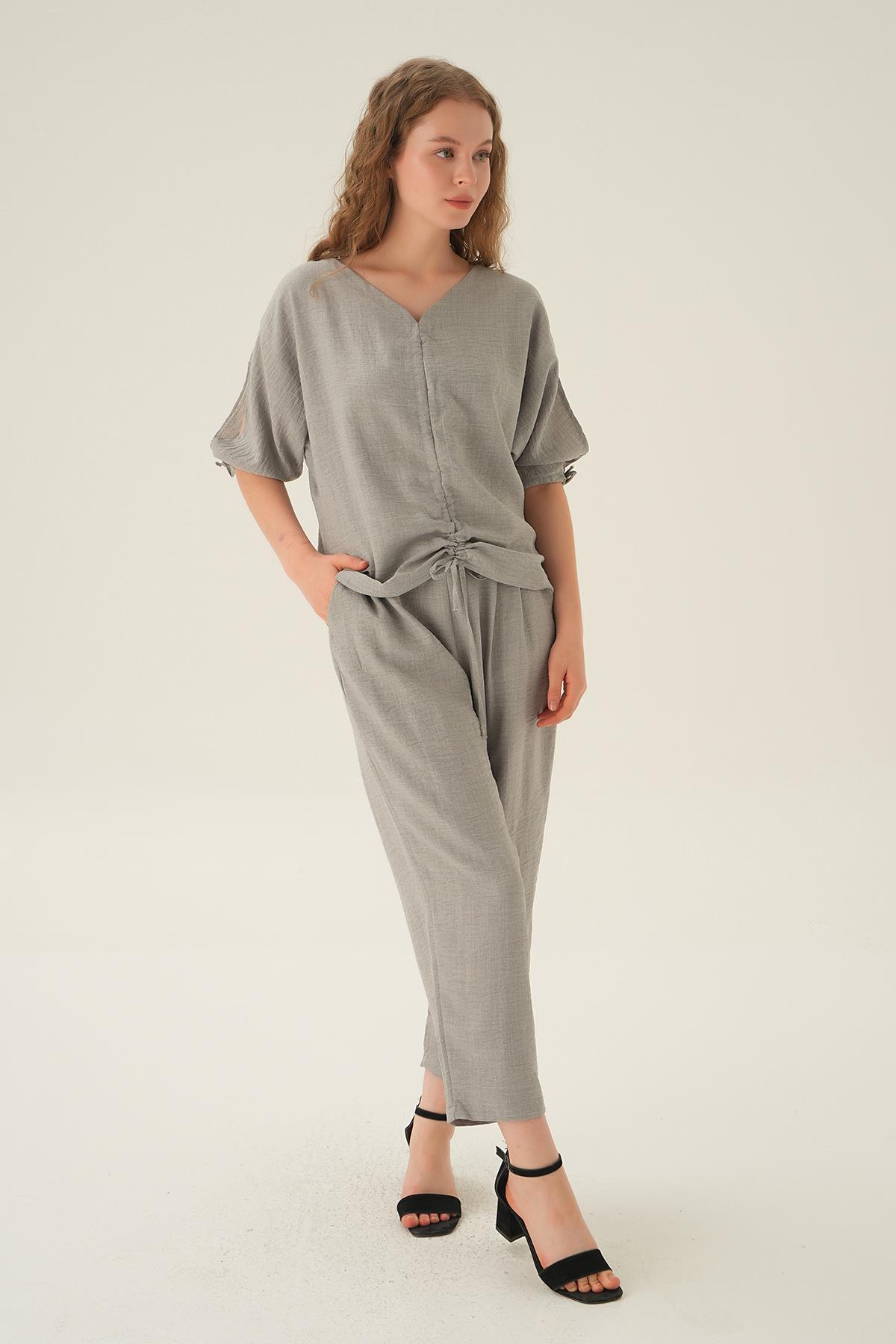 Gri Ön Büzgülü Takım 2008 - 2