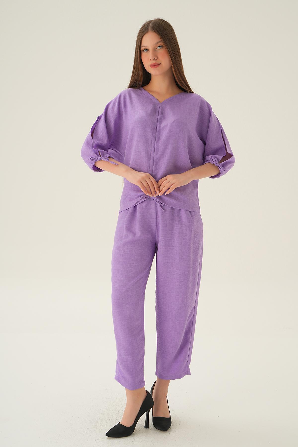 Lila Ön Büzgülü Takım 2008 