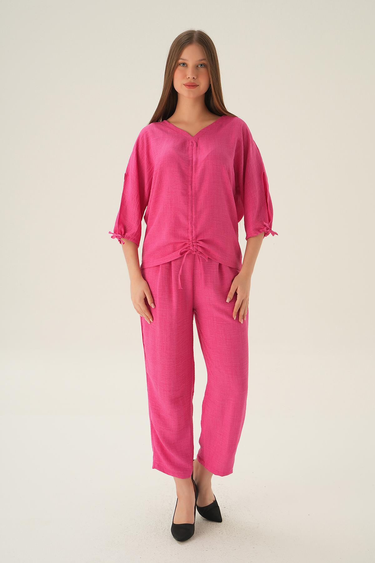 Pembe Ön Büzgülü Takım 2008 