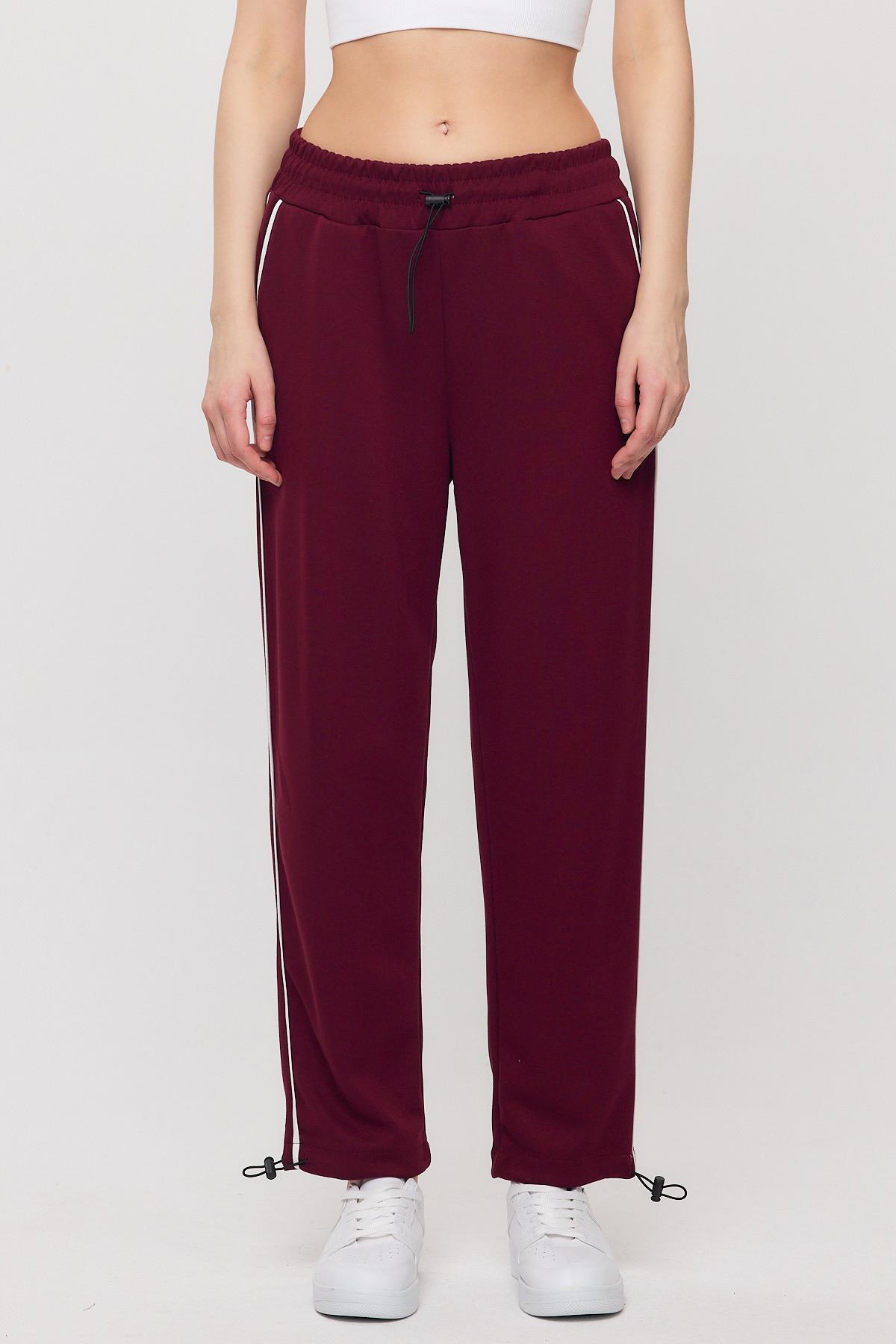 2009 Ara Biye Detay Eşofman Bordo-Beyaz - RAYS