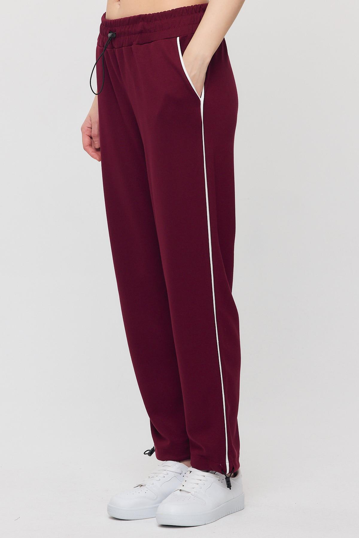 2009 Ara Biye Detay Eşofman Bordo-Beyaz - RAYS