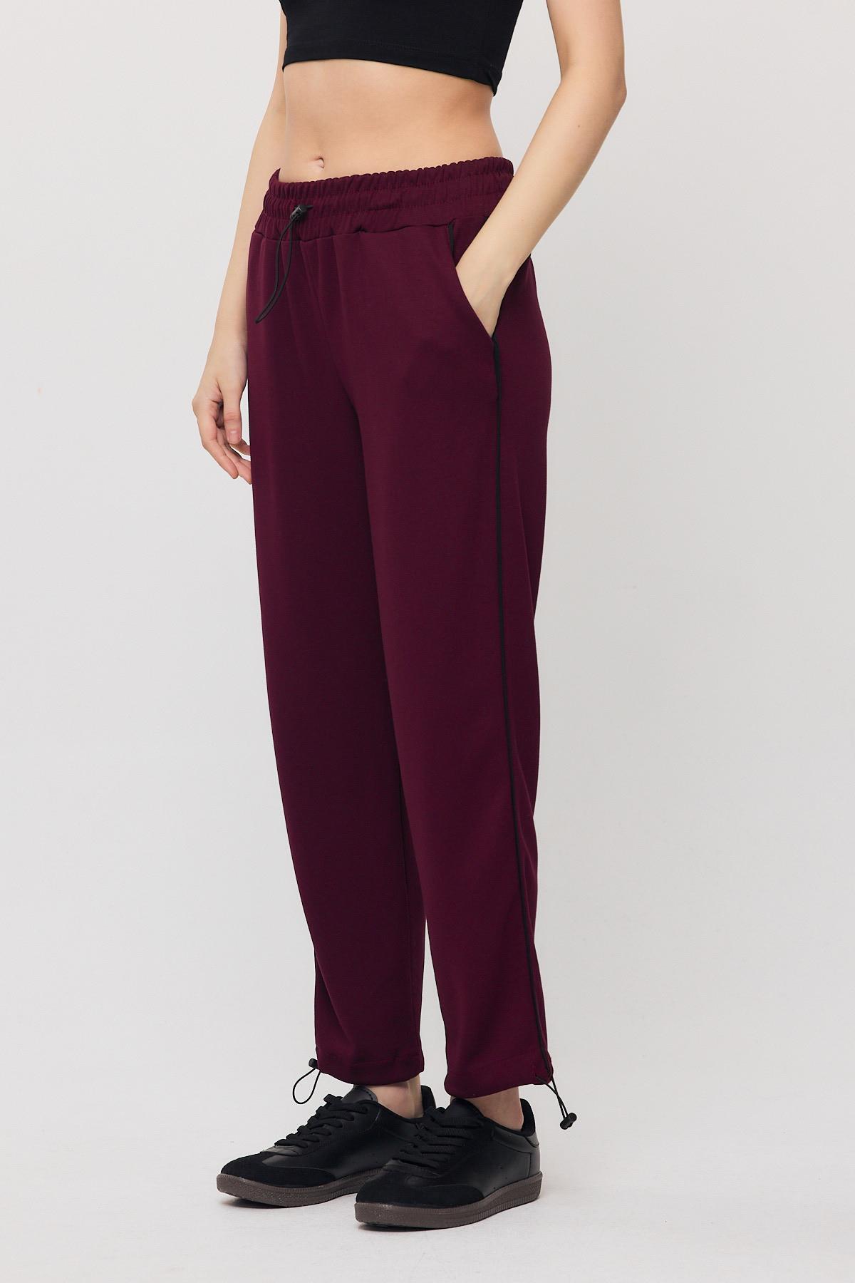 2009 Ara Biye Detay Eşofman Bordo-Siyah - RAYS