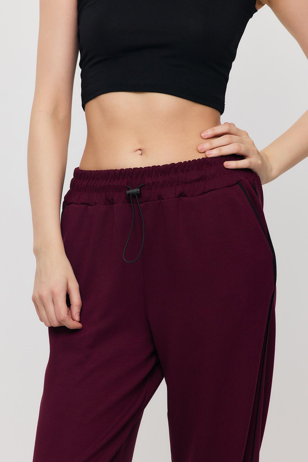 2009 Ara Biye Detay Eşofman Bordo-Siyah - RAYS