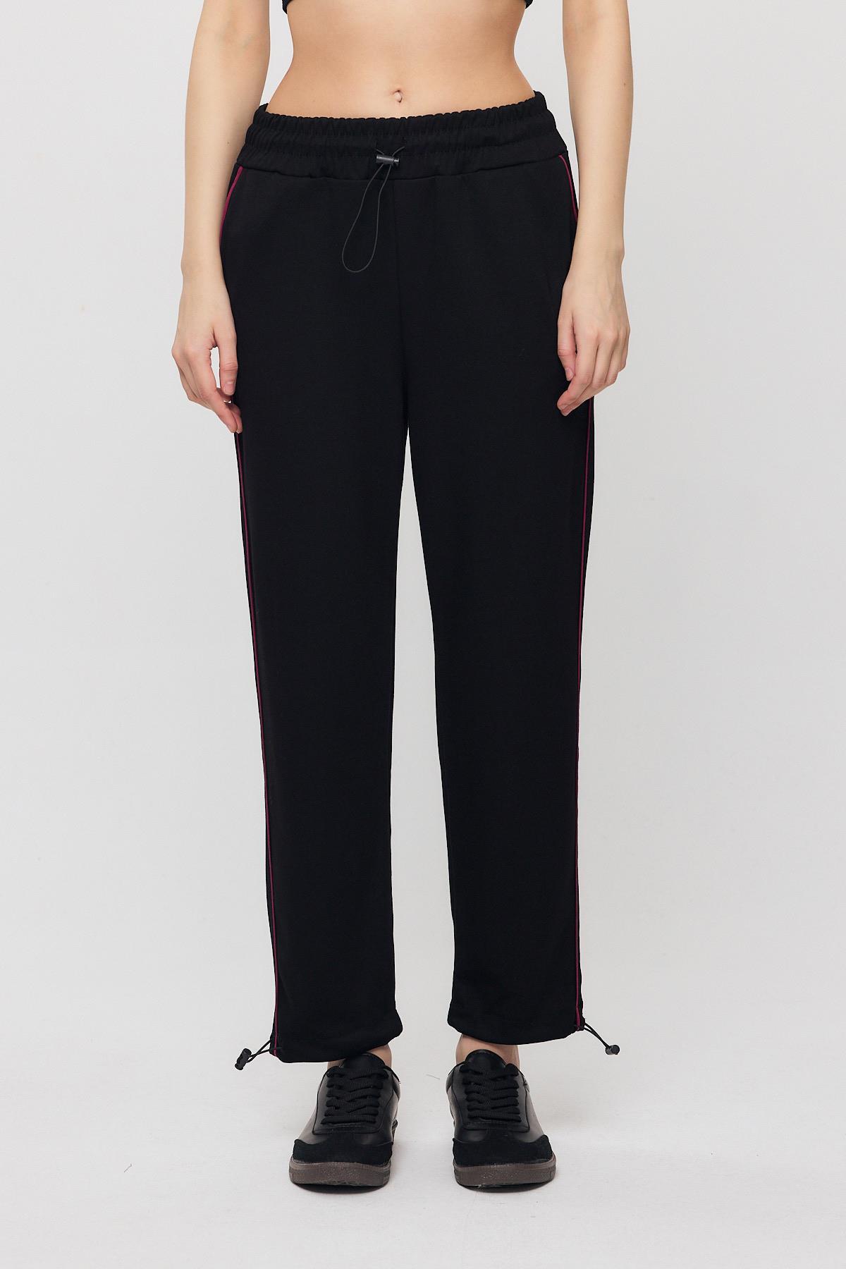 Siyah-Bordo Ara Biye Detay Eşofman 2009 - 2