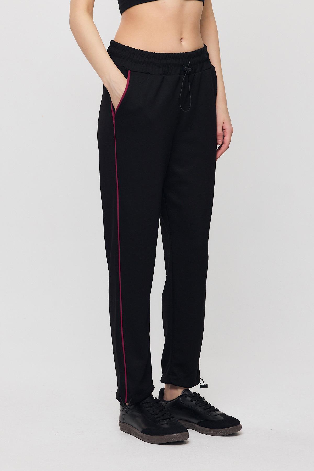 Siyah-Bordo Ara Biye Detay Eşofman 2009 - 3