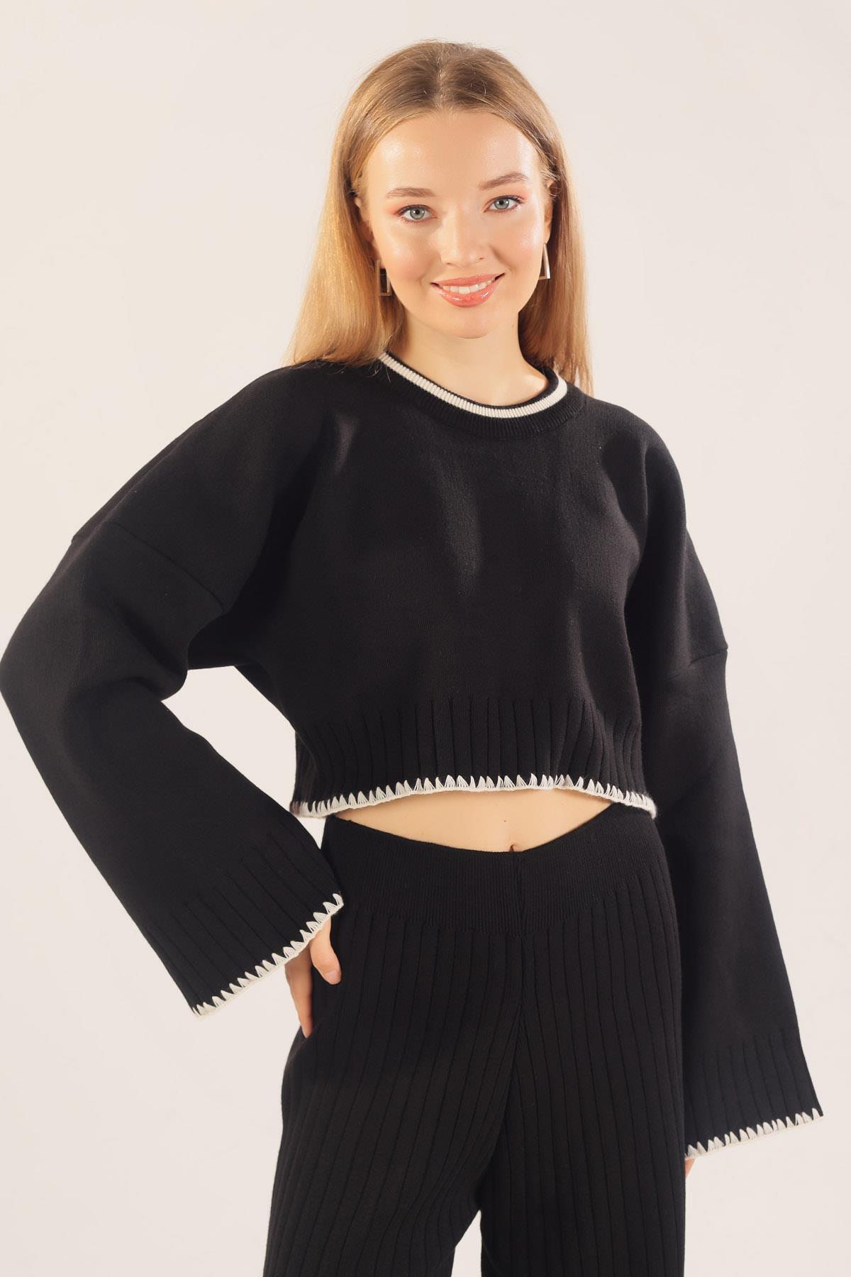 Siyah İspanyol Paça Takım 20102 - 4