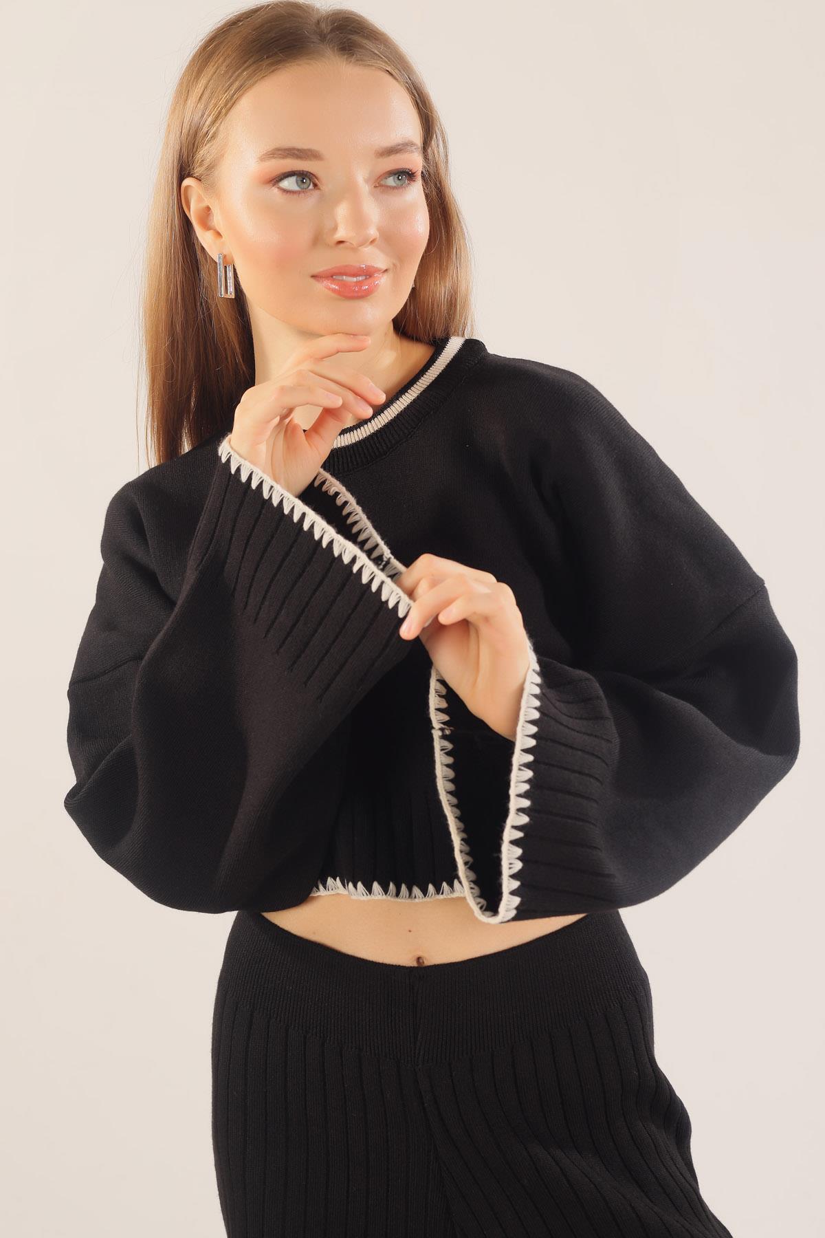 Siyah İspanyol Paça Takım 20102 - 8