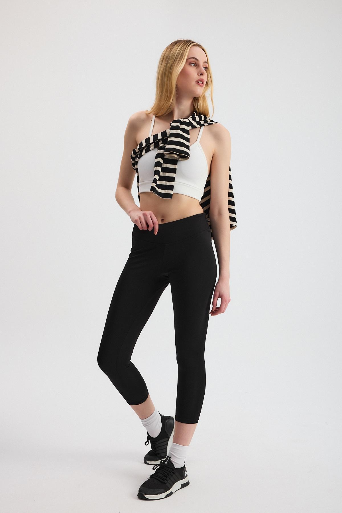 2011 Düz Paça Tayt Siyah - RAYS