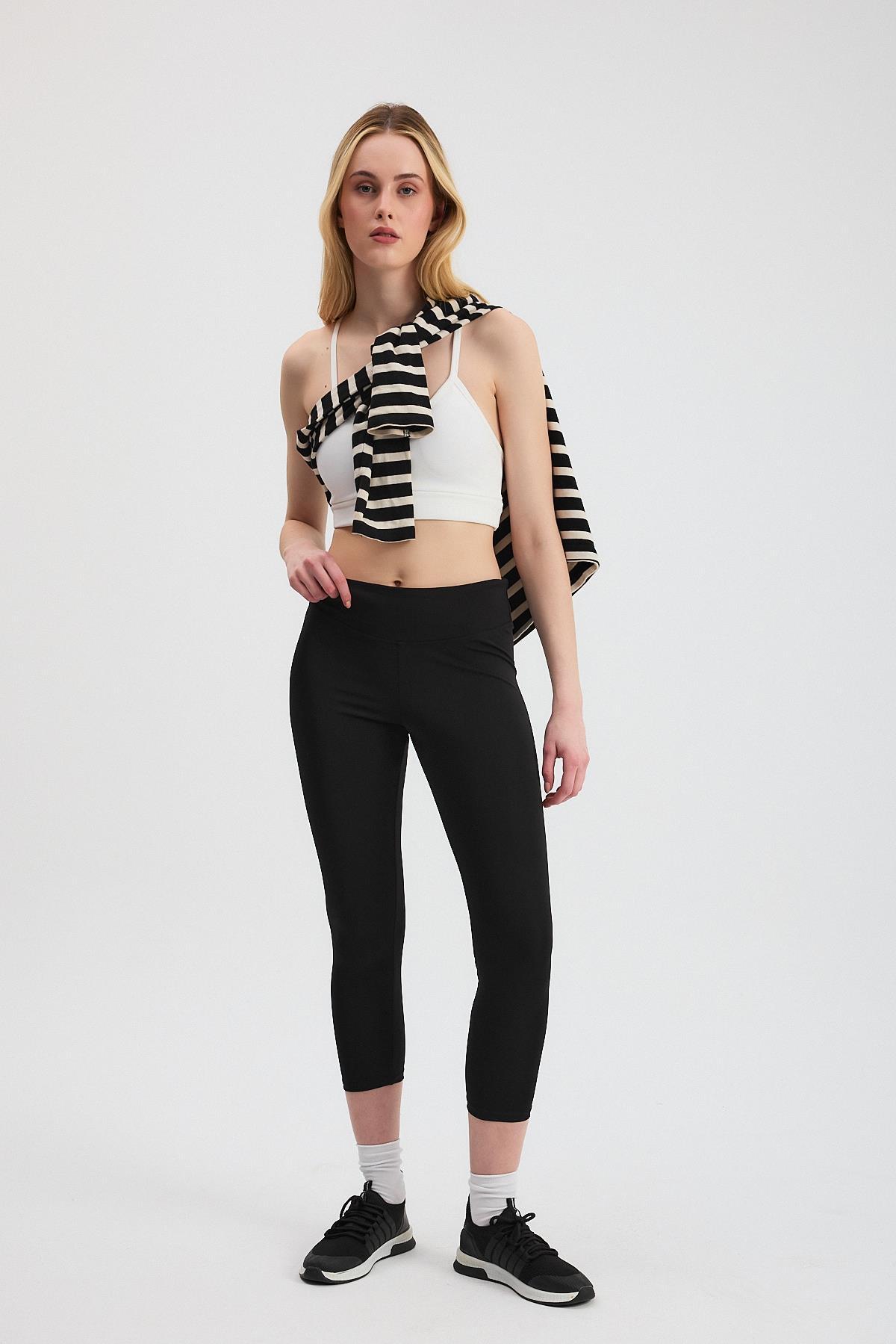 2011 Düz Paça Tayt Siyah - RAYS