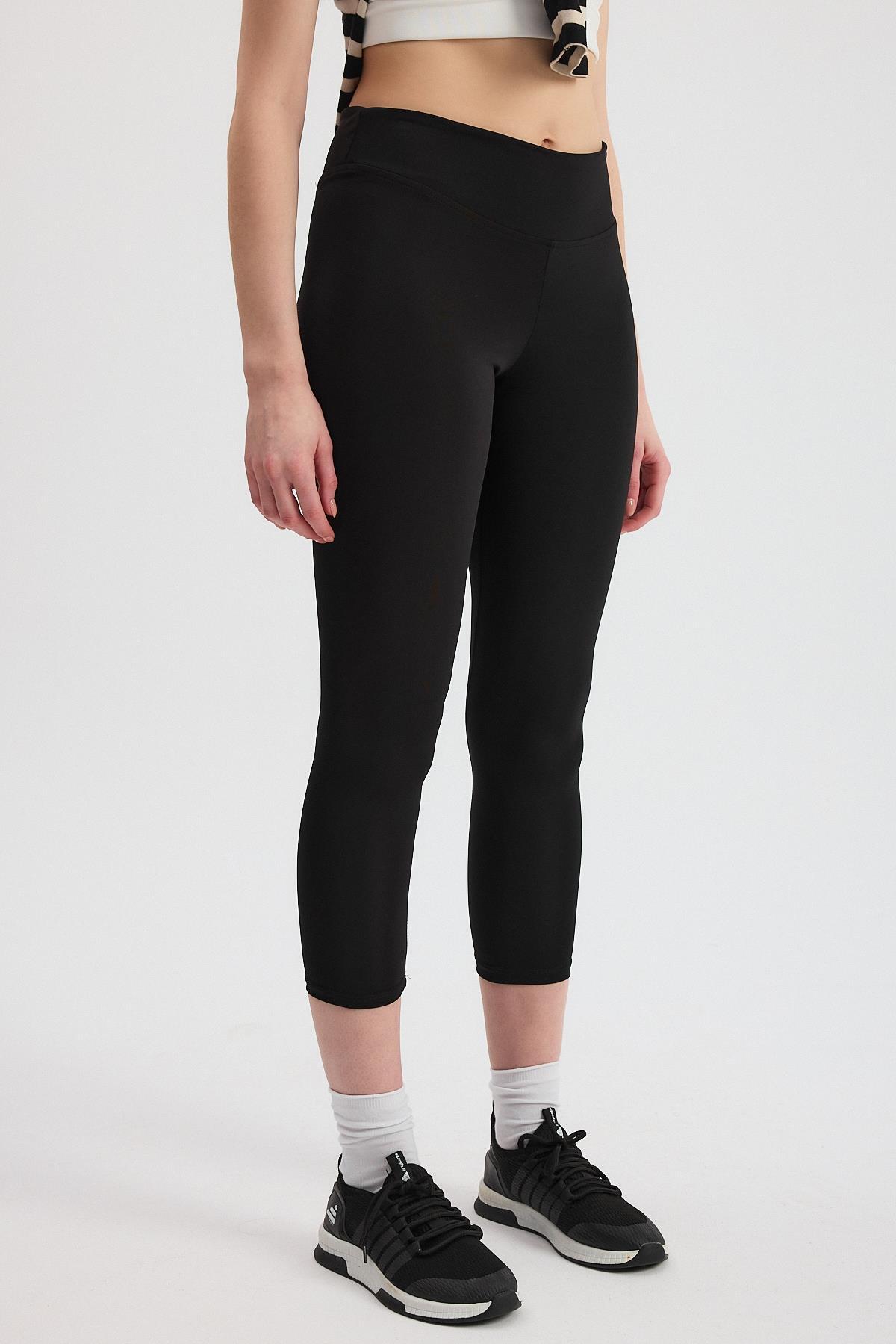 Siyah Düz Paça Tayt 2011M - 3