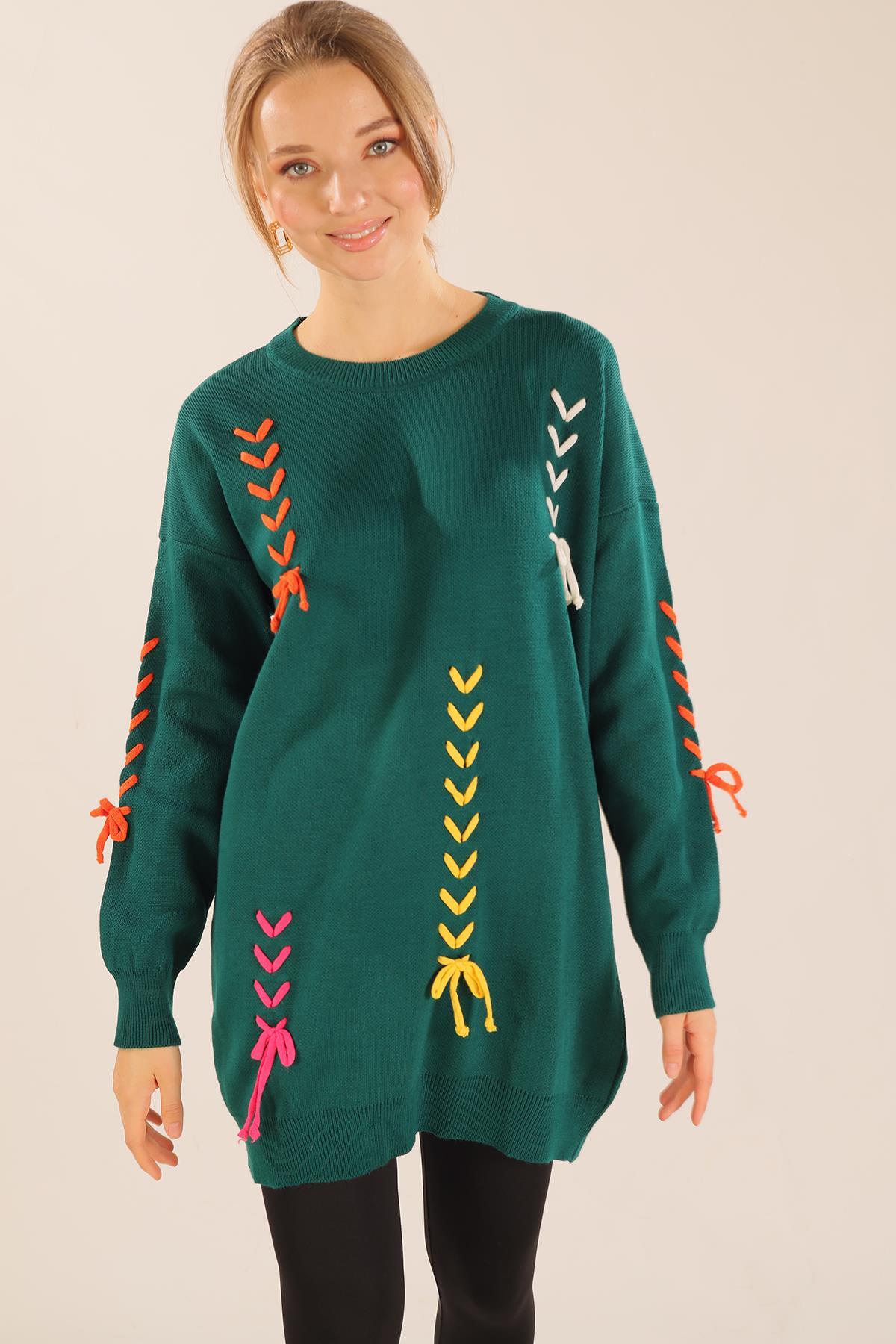 2024 İp Nakışlı Kazak Nefti - 5