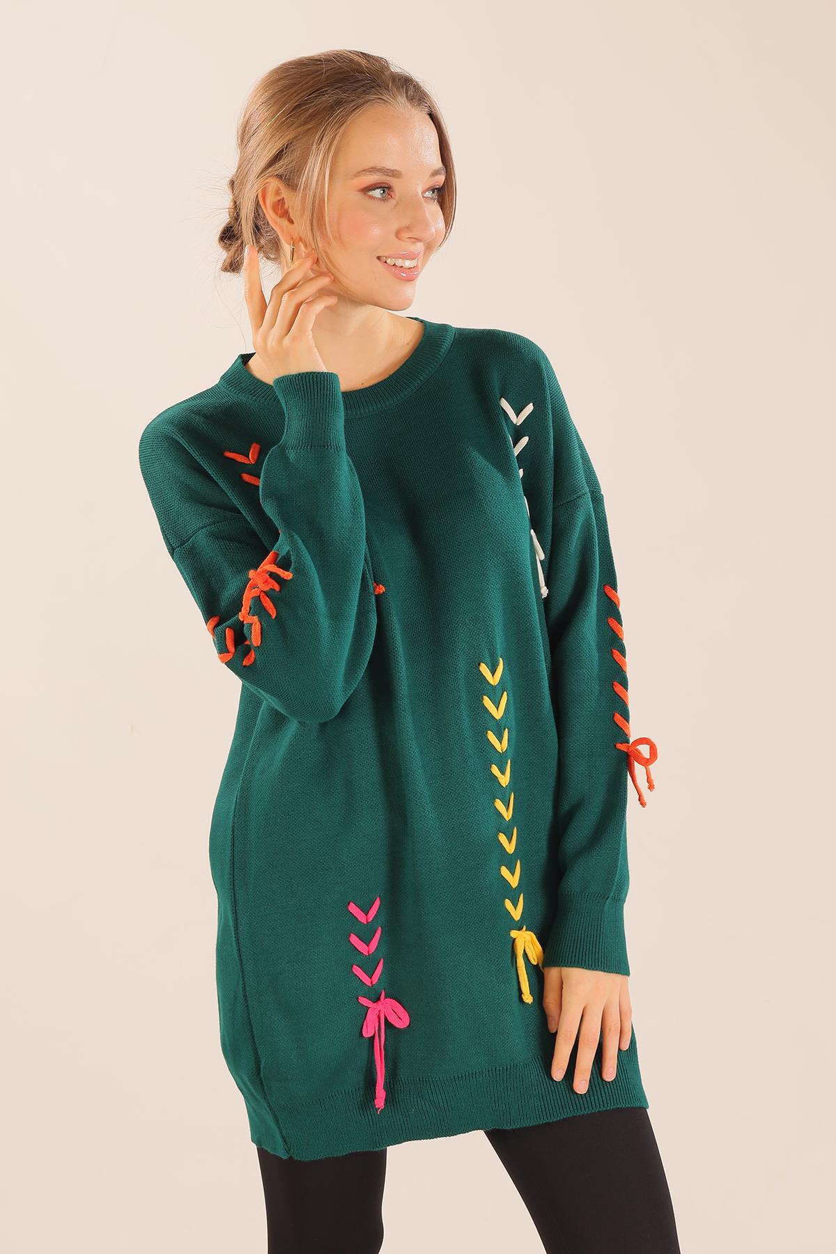 2024 İp Nakışlı Kazak Nefti - 4