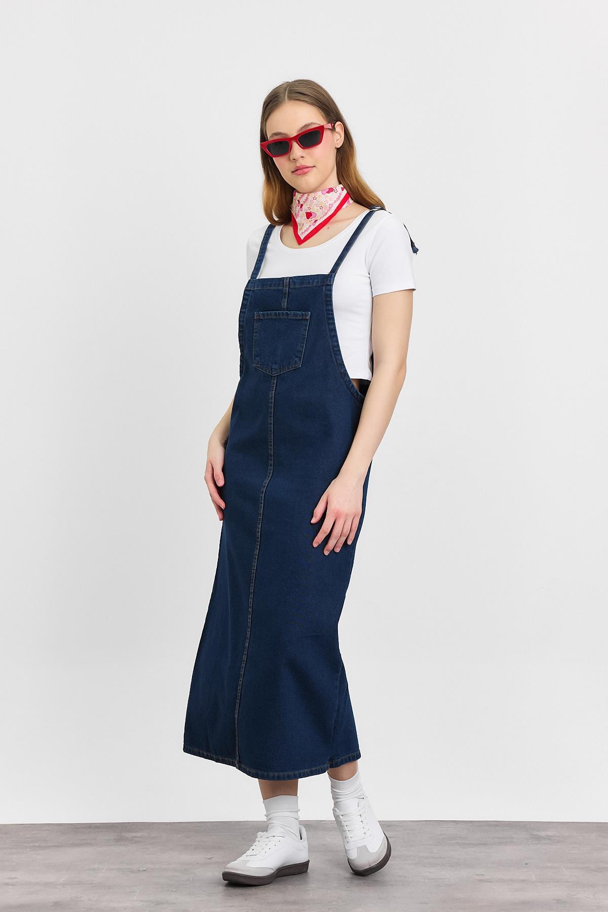 2025 Ön Cep Detay Jile Mavi - RAYS