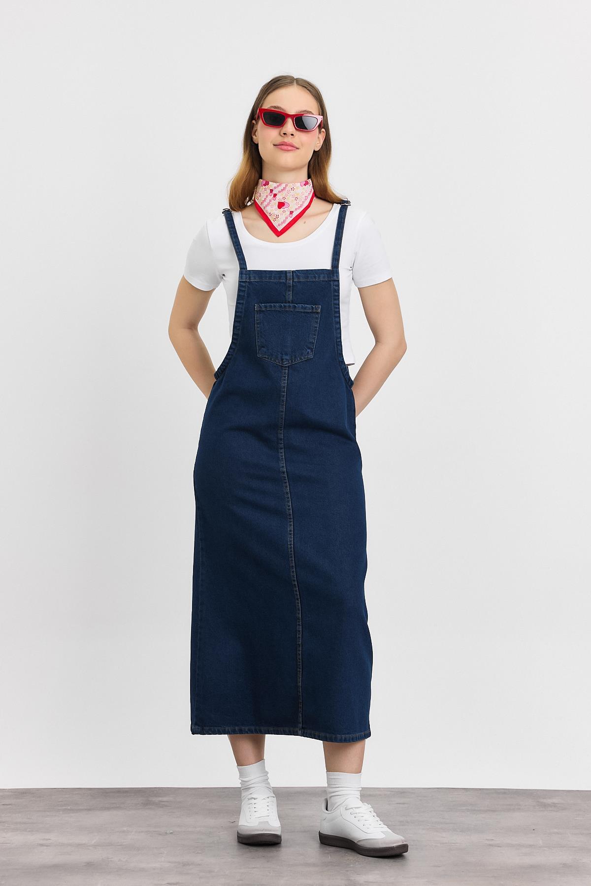 Mavi Ön Cep Detay Jile 2025 - 8