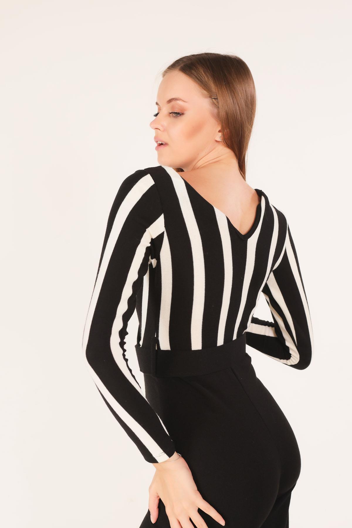 Beyaz Bel Kemerli Tulum 2058 - 4