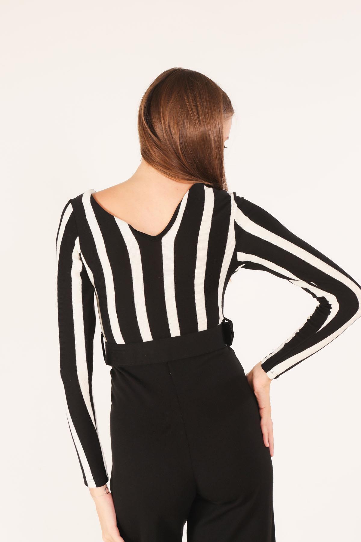 Beyaz Bel Kemerli Tulum 2058 - 5