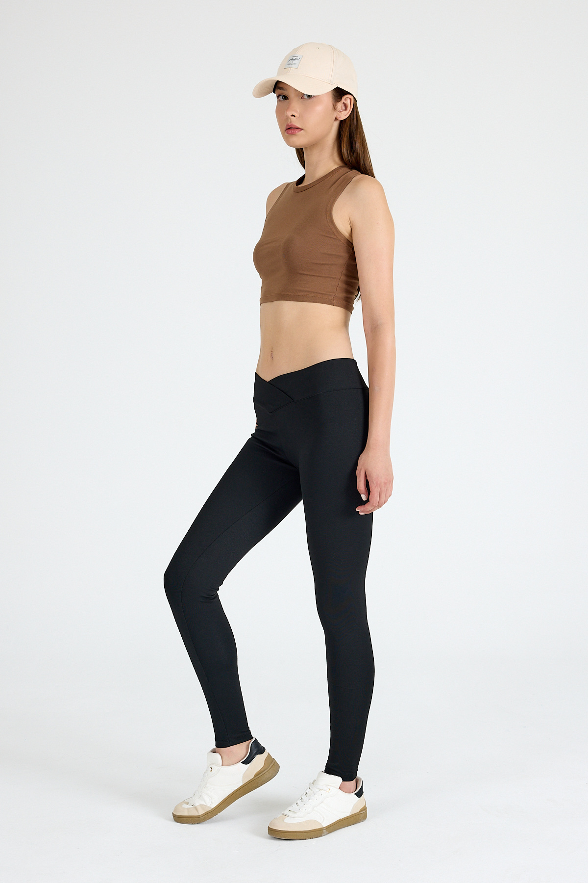 Siyah Çarpraz Kemerli Tayt 2063 - 1