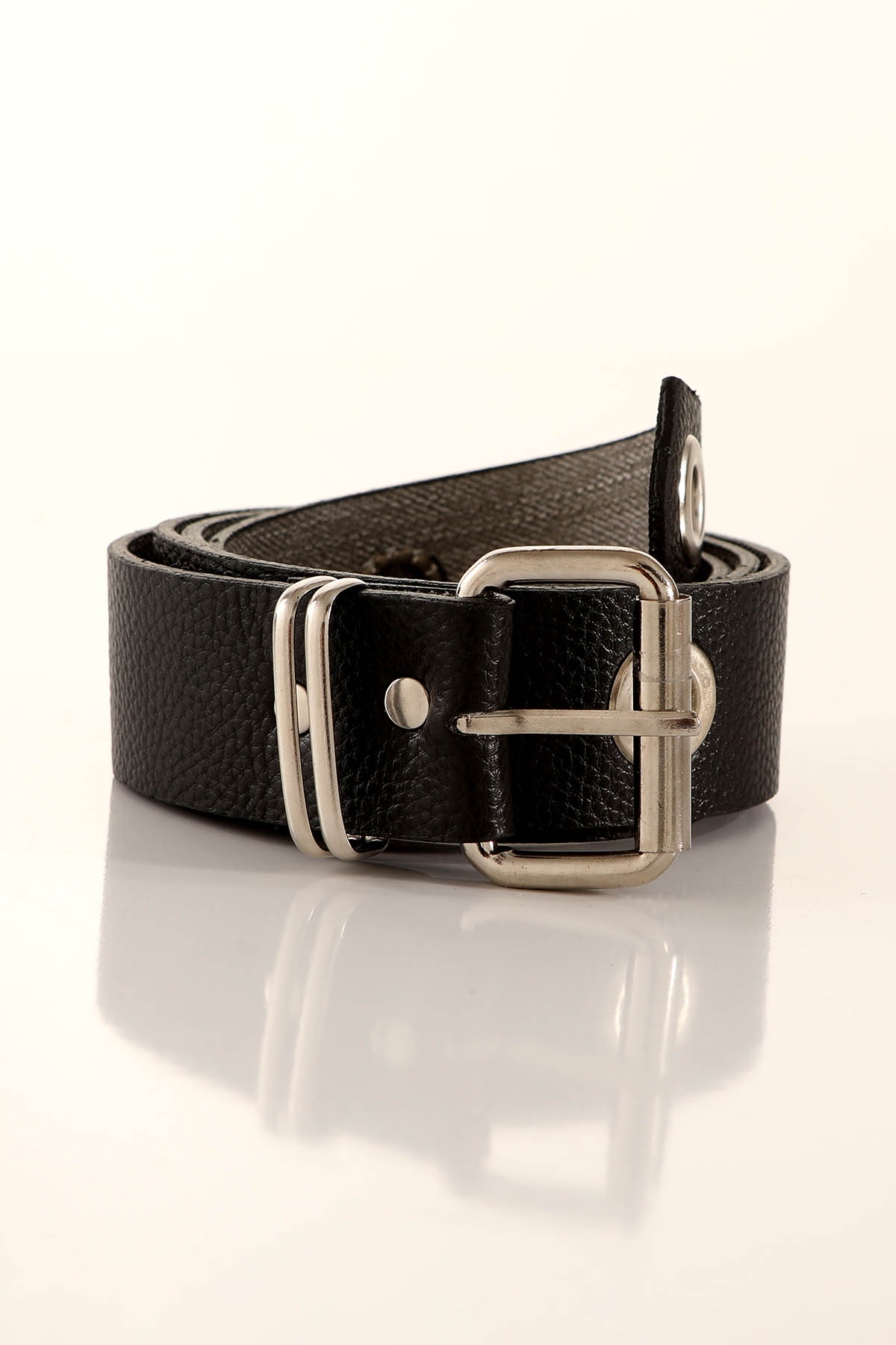 209 Kuş Gözlü Kemer Siyah - 1