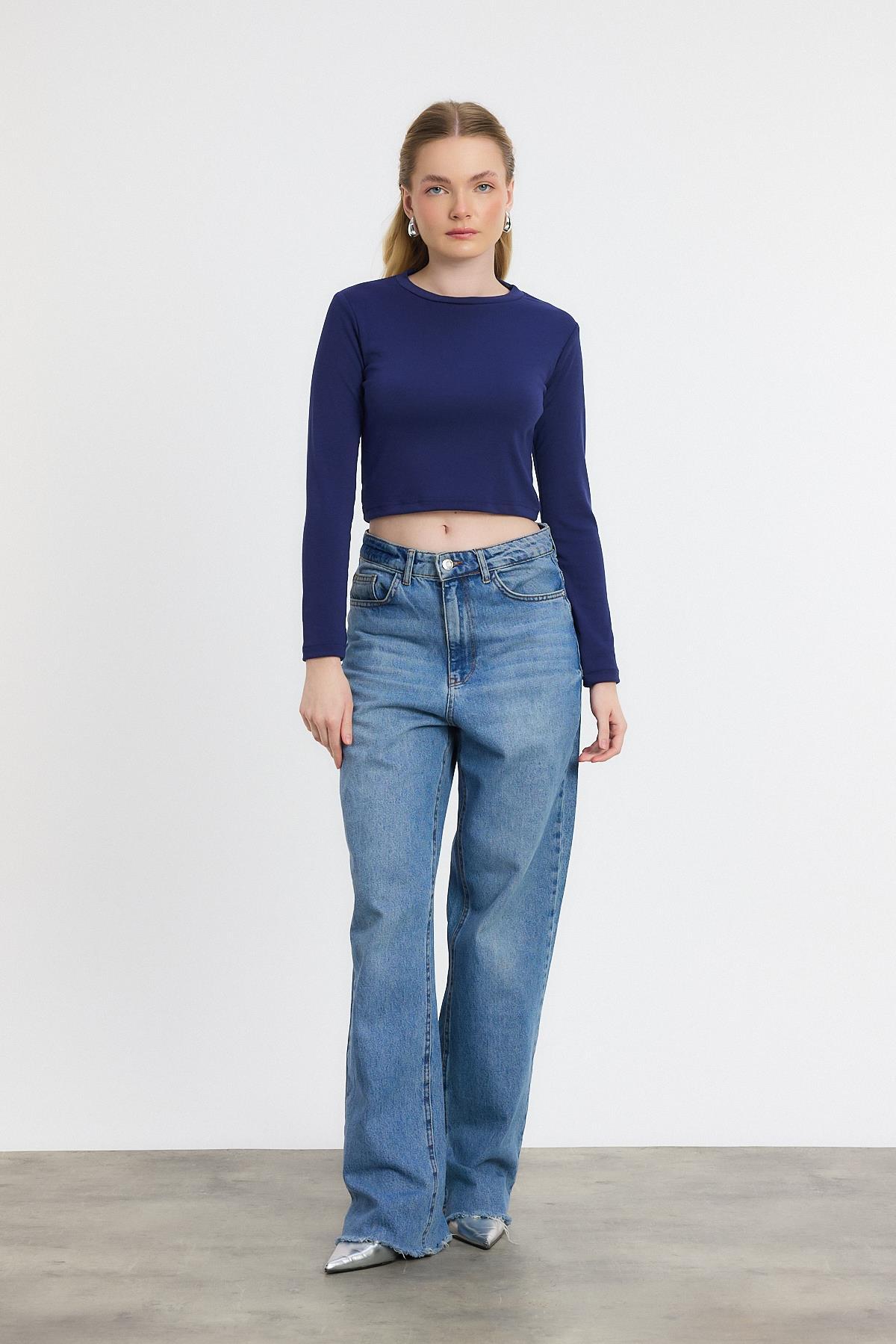 Laci Bisiklet Yaka Bluz 2132 - 2