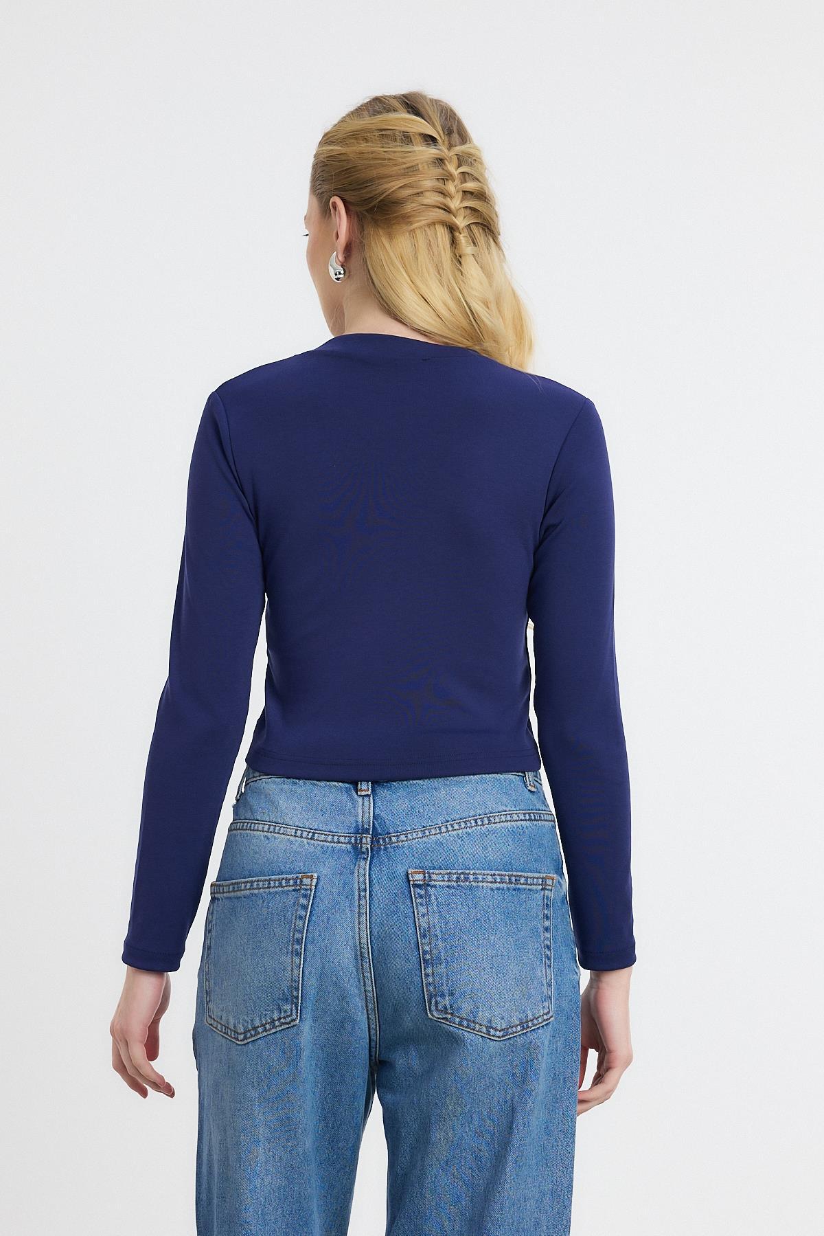 Laci Bisiklet Yaka Bluz 2132 - 5