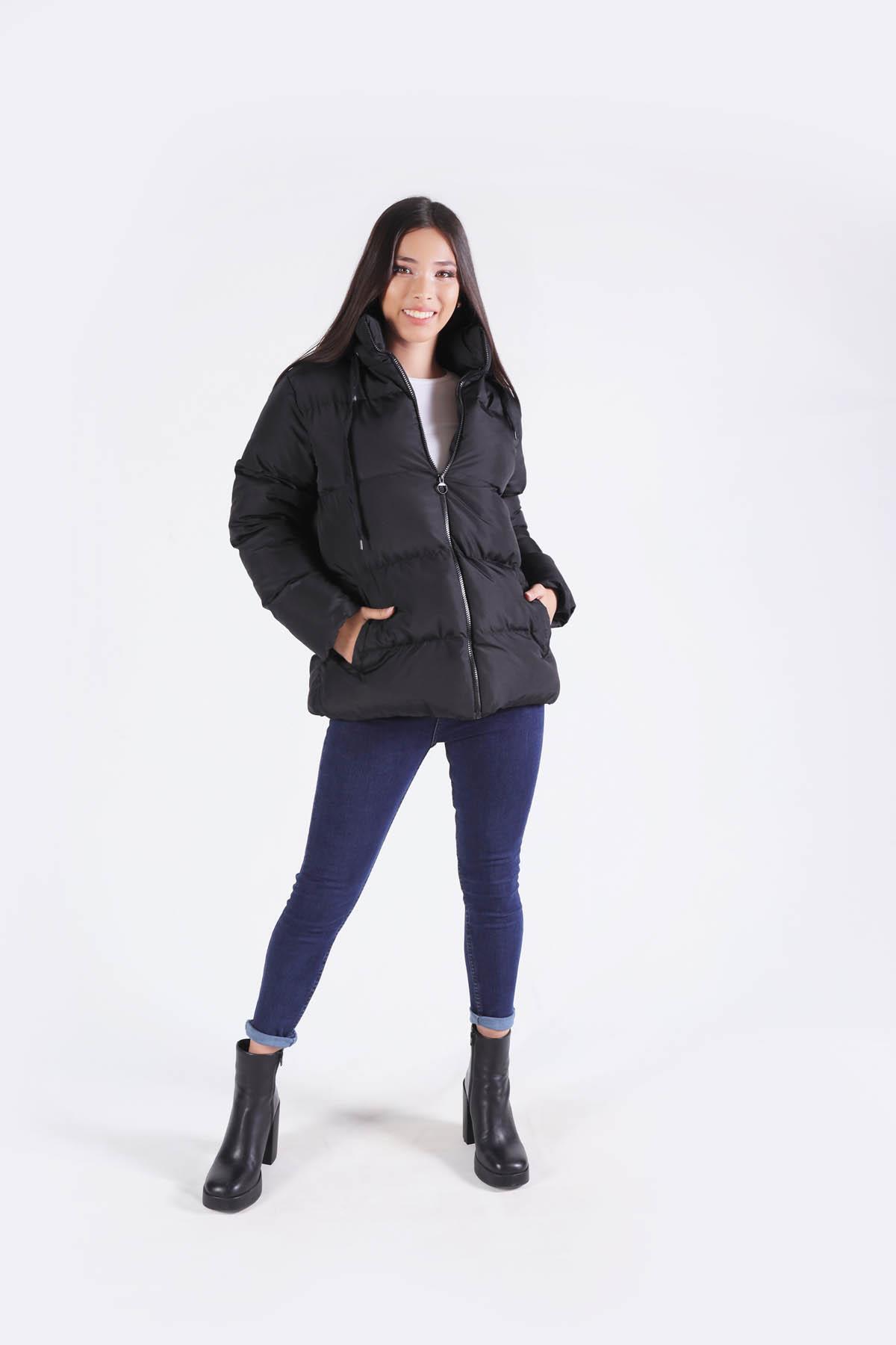 Siyah Oversize Mont 2154 - 4