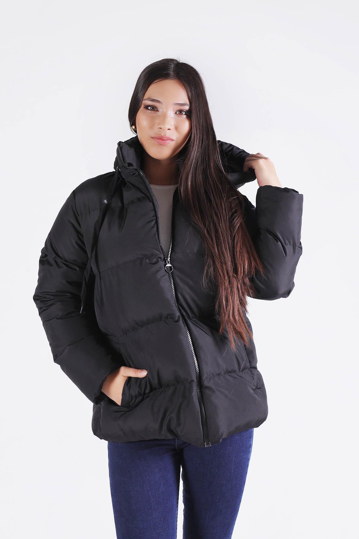 Siyah Oversize Mont 2154 - 6